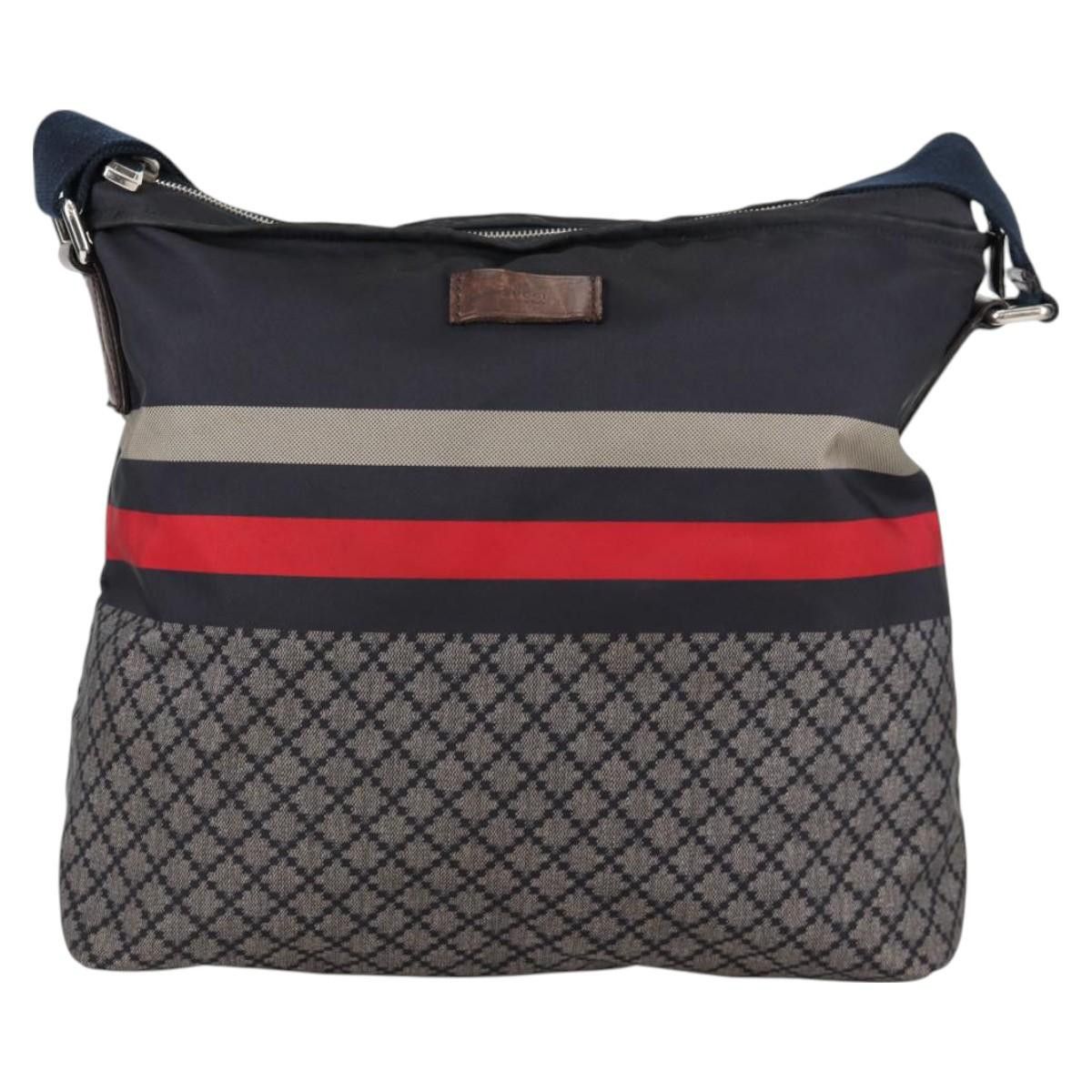 Gucci GUCCI Shoulder Bag Nylon Navy Silver Size ONE SIZE - 2 Thumbnail
