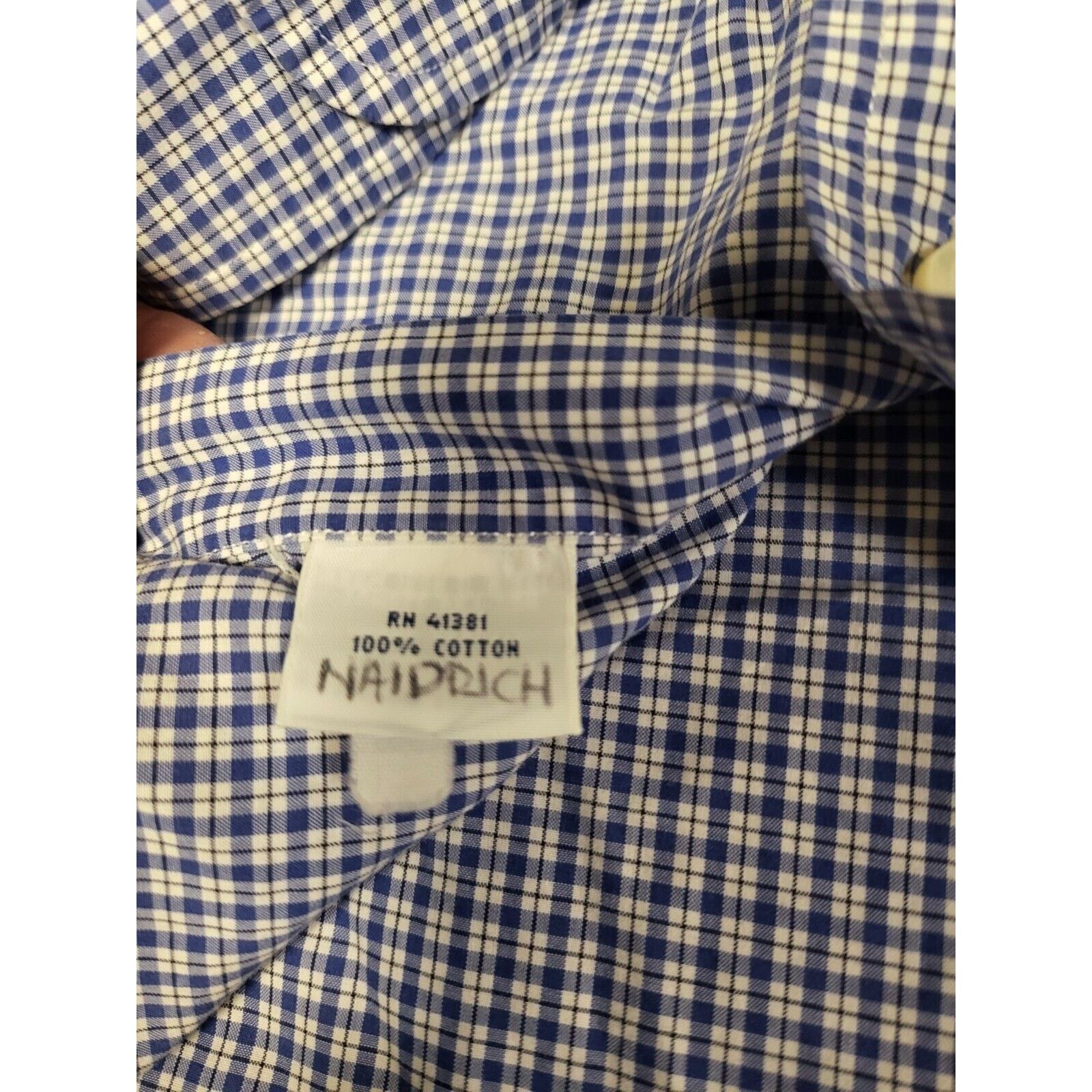 Polo Ralph Lauren Polo Ralph Lauren Mens Dress Shirt Size Large, Blue Plaid Size US L / EU 52-54 / 3 - 2 Thumbnail
