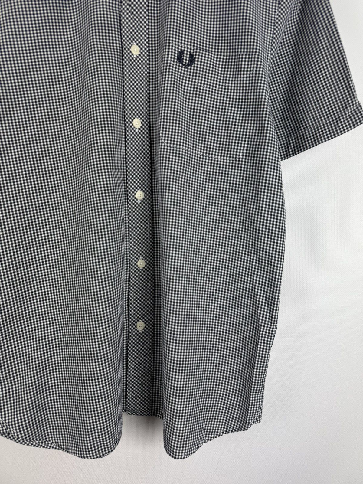Fred Perry Fred Perry Men’s Shorts Sleeve Checked Button Up Shirt Size US S / EU 44-46 / 1 - 6 Thumbnail