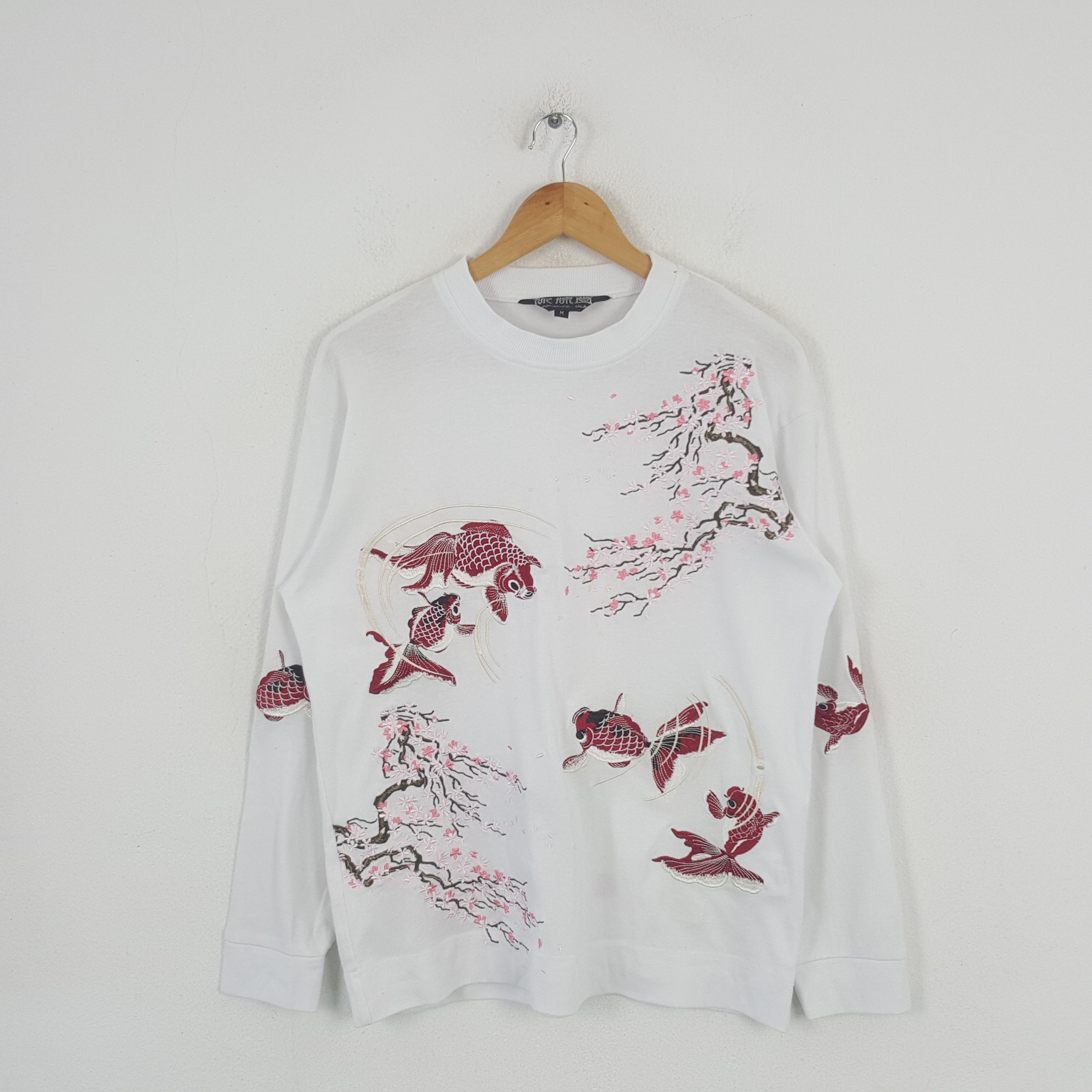 Japanese Brand Vintage Bonton Japanese Sukajan Art Sweatshirt C292N6 Size US S / EU 44-46 / 1 - 1 Thumbnail