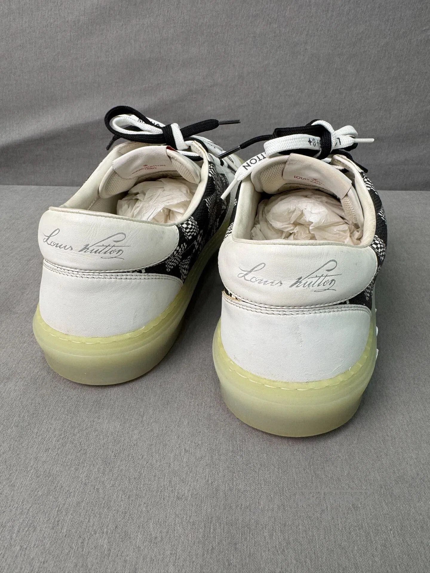 Louis Vuitton Louis Vuitton Ollie Black and White Sneakers. Size US 10 / EU 43 - 5 Thumbnail