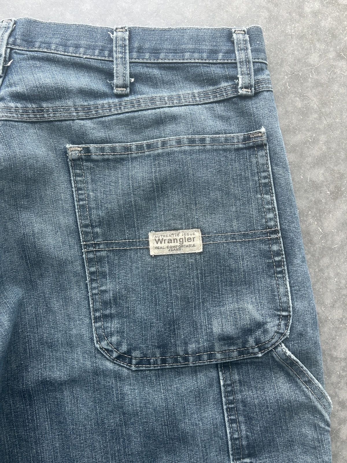 Vintage × Wrangler Vintage Y2K Carhartt Style Carpenter Denim Jeans Baggy Size US 34 / EU 50 - 7 Thumbnail