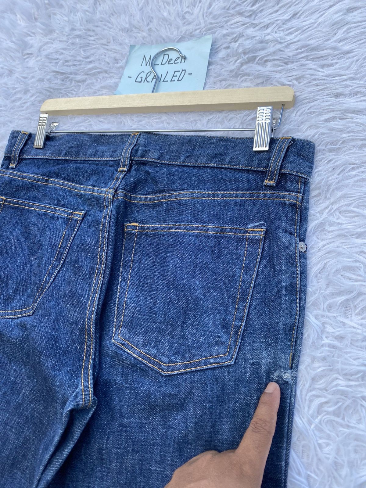 Helmut Lang Rare Helmut Lang Classic Raw Denim Produced 1999 Size US 32 / EU 48 - 19 Thumbnail