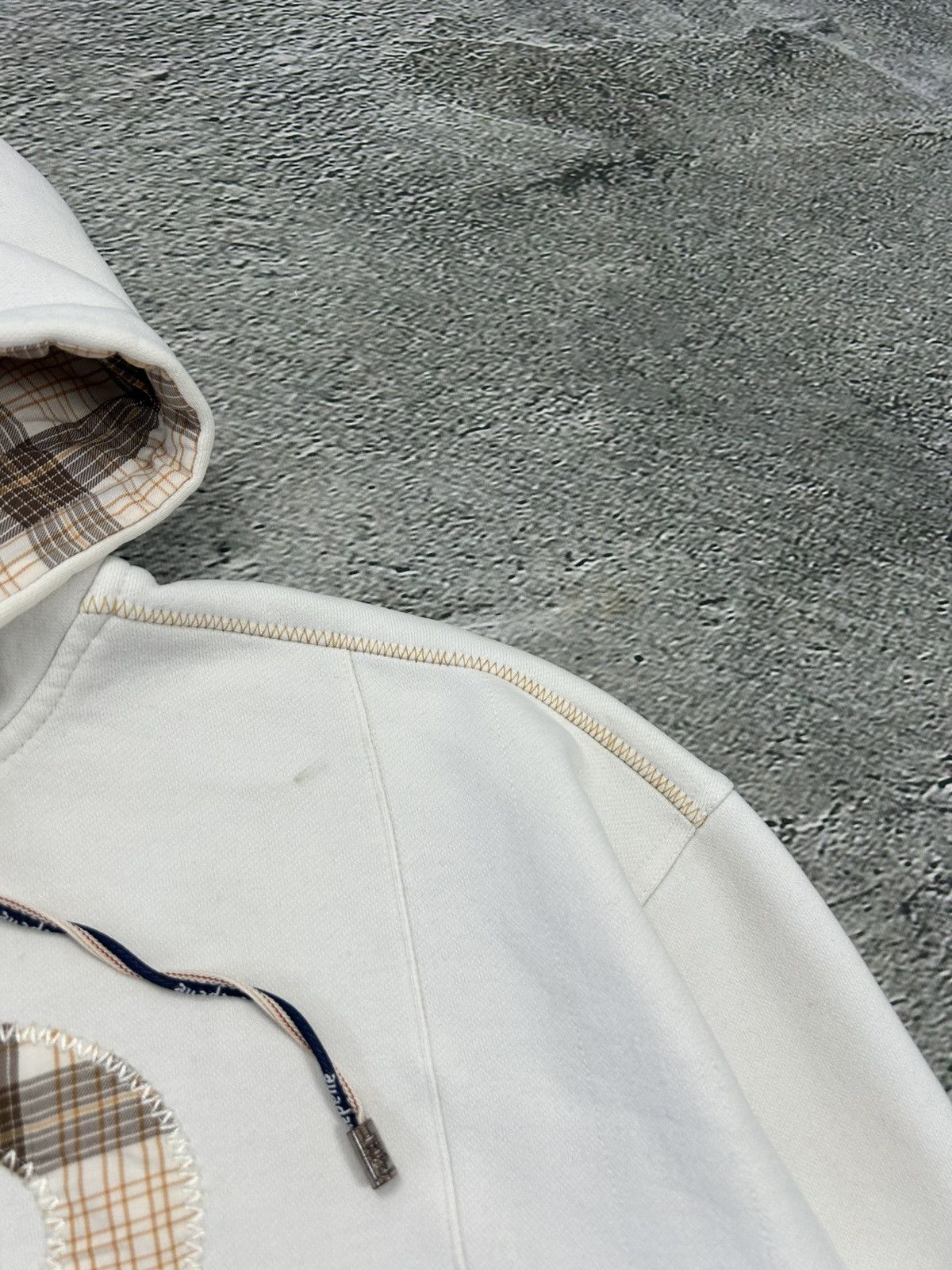 Marc Buchanan Pelle Pelle hoodie big logo 90s beige sweatshirt Size US XL / EU 56 / 4 - 3 Thumbnail