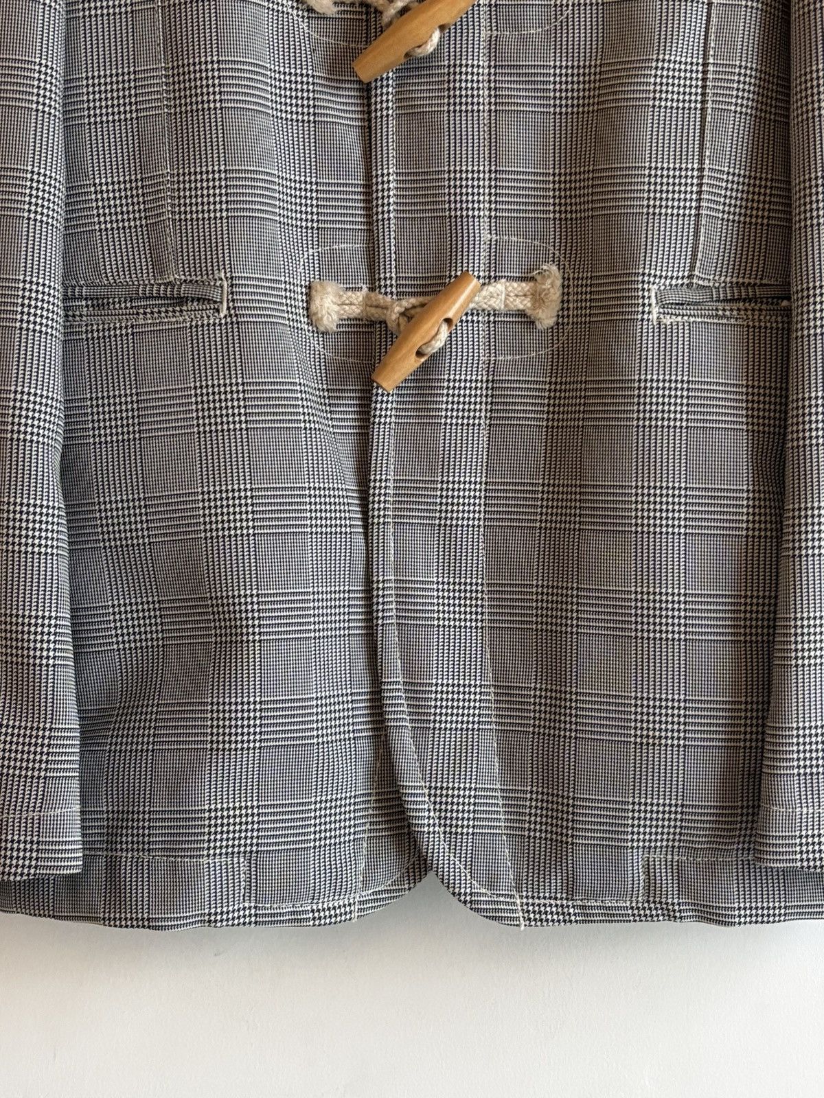 Comme des Garcons Homme Plus Comme Des Garçons | Prince of Wales Check Hooded Suit Jacket Size 48R - 5 Thumbnail
