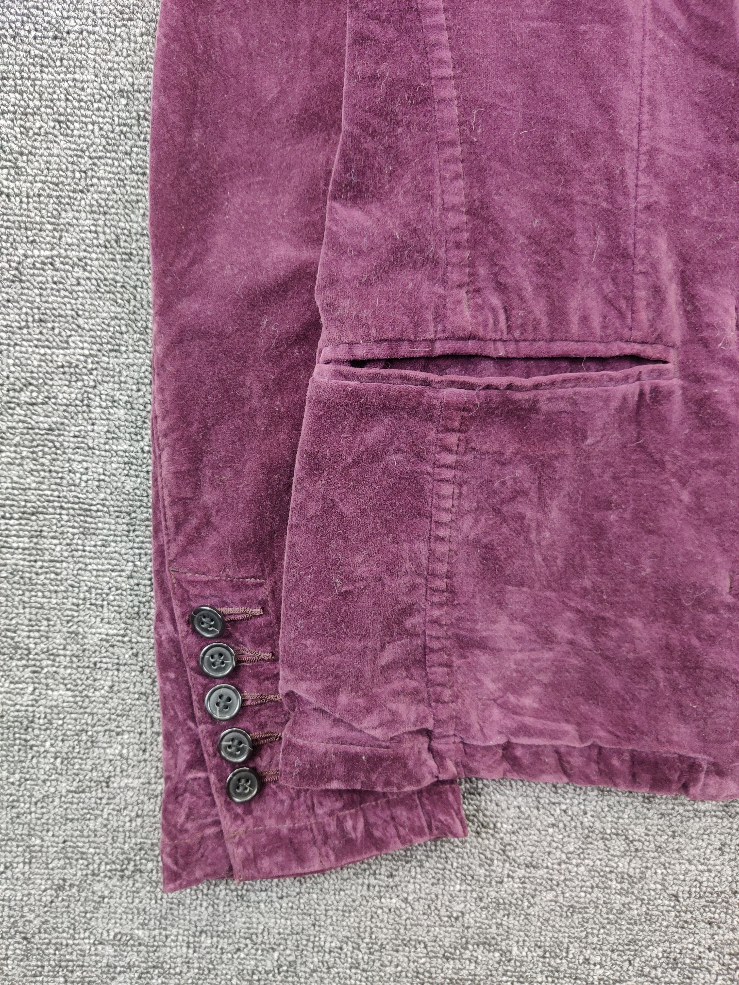 CABANE de ZUCCa Vintage Cabane De Zucca Velvet Single Breasted Blazer Size US S / EU 44-46 / 1 - 4 Thumbnail