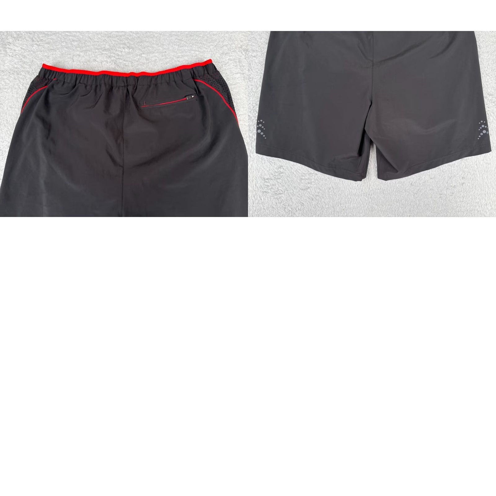Vintage REI Men's Shorts Cargo Pocket Lined Polyester Gray Casual Regular 32 in Inseam 9 in 36x9 Hiking Kayak Size US 31 - 9 Thumbnail