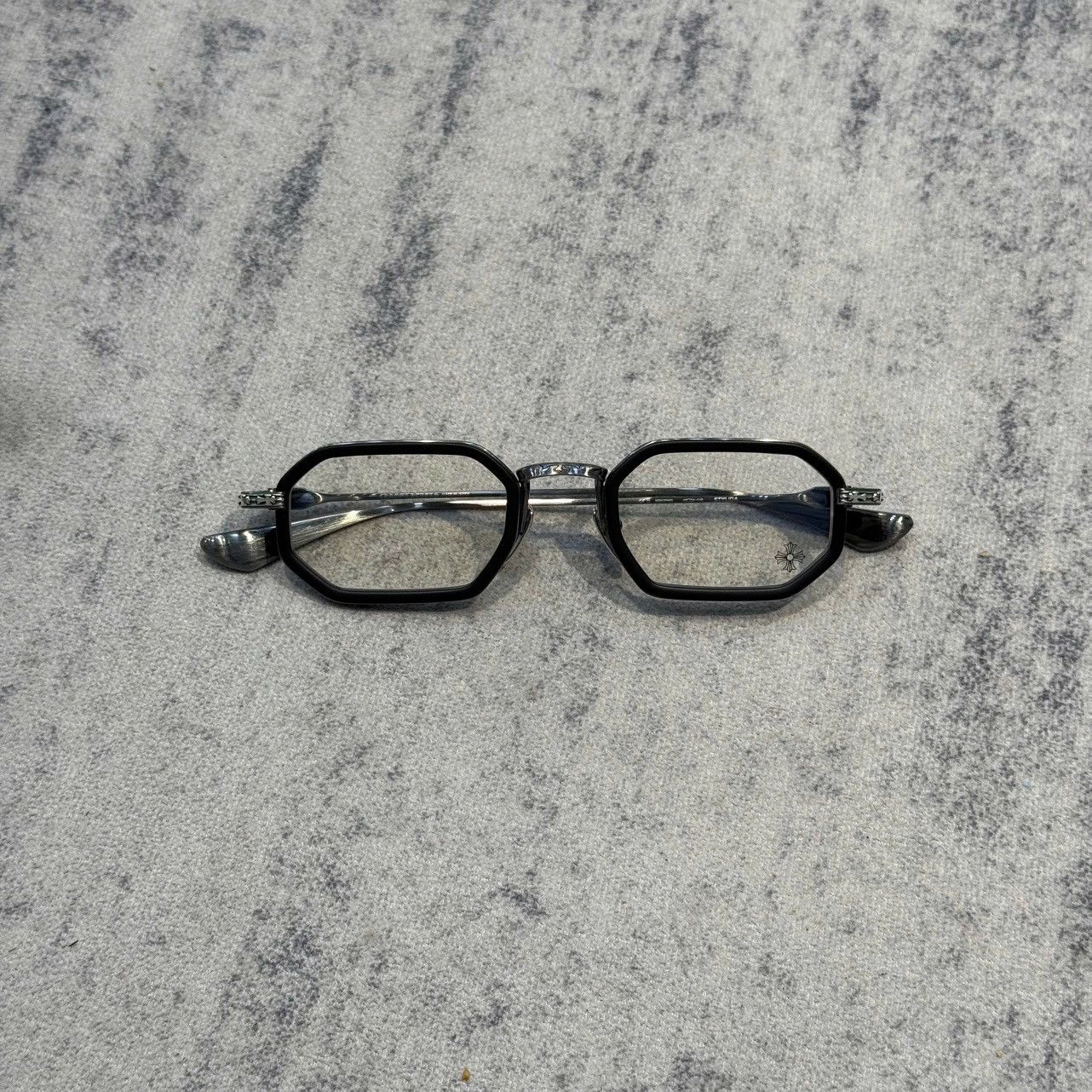 Chrome Hearts CHROME HEARTS STYLIDA MATTE BLACK/PEWTER Size ONE SIZE - 6 Thumbnail