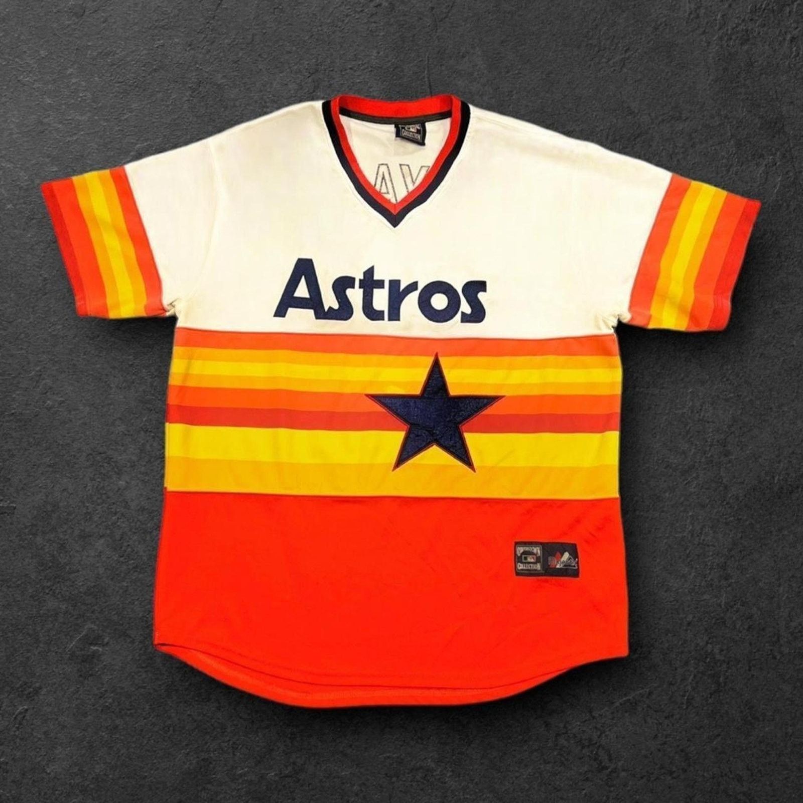 Majestic Majestic Orange Houston Astros Cool Base Team Jersey Size US L / EU 52-54 / 3 - 1 Thumbnail