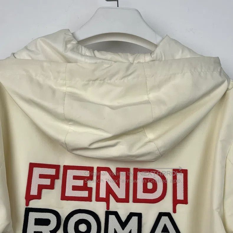 Fendi Fendi White Hooded Jacket, Suitable for Spring and Autumn Size US S / EU 44-46 / 1 - 3 Thumbnail