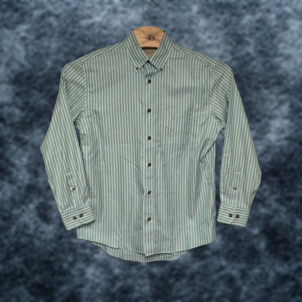Vintage Cabela's Shirt Men M Flannel Plaid Long Sleeve Pockets Outdoor Camp NWOT Green Shirt Size US M / EU 48-50 / 2 - 1 Thumbnail