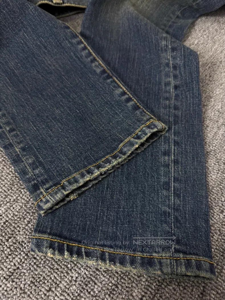 Saint Laurent Paris Saint Laurent Paris Blue whisker washed denim jeans Size US 29 - 4 Thumbnail