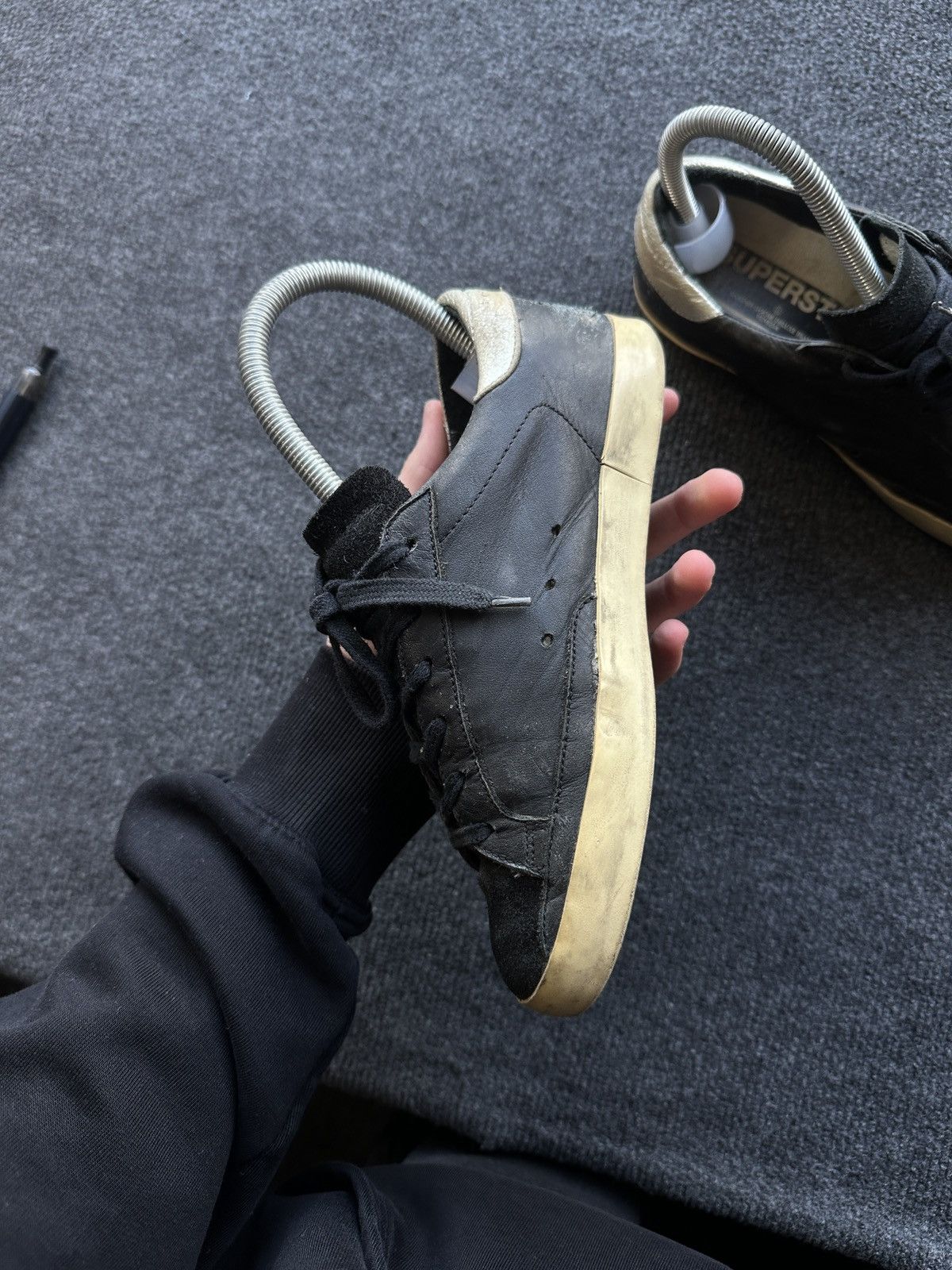 Golden Goose GOLDEN GOOSE 🚨 RARE SUPERSTAR BIG LOGO DIRTY SHOES WMN Size US 6 / IT 36 - 4 Thumbnail