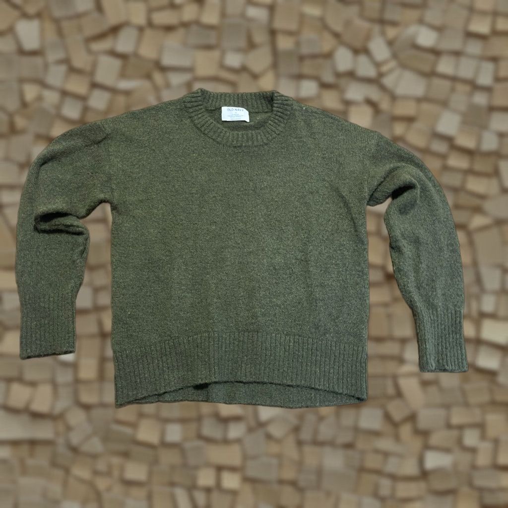 Old Navy Old Navy Sweater, Women's XS Green Crew Neck Long Sleeve Pullover Shirt Size XS / US 0-2 / IT 36-38 - 1 Thumbnail