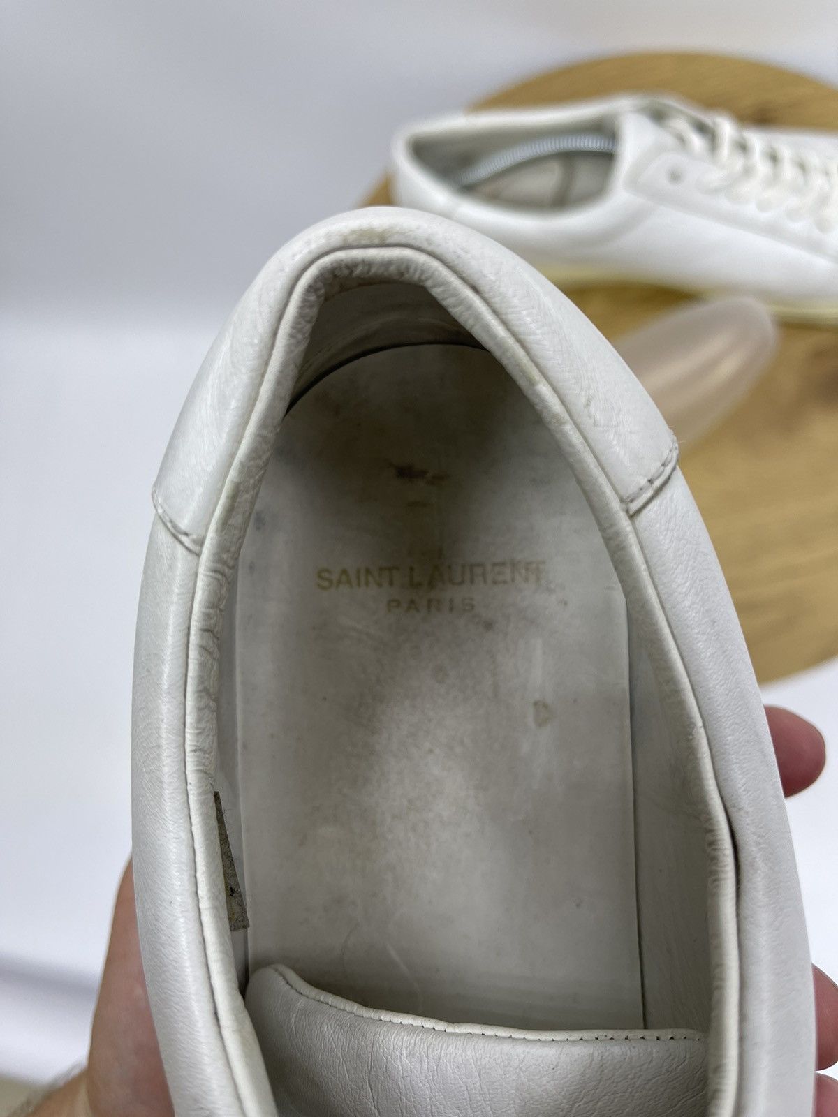 Saint Laurent Paris Saint Laurent Paris Sneakers Size 46 White DB 606833 Italy Size US 13 / EU 46 - 9 Thumbnail