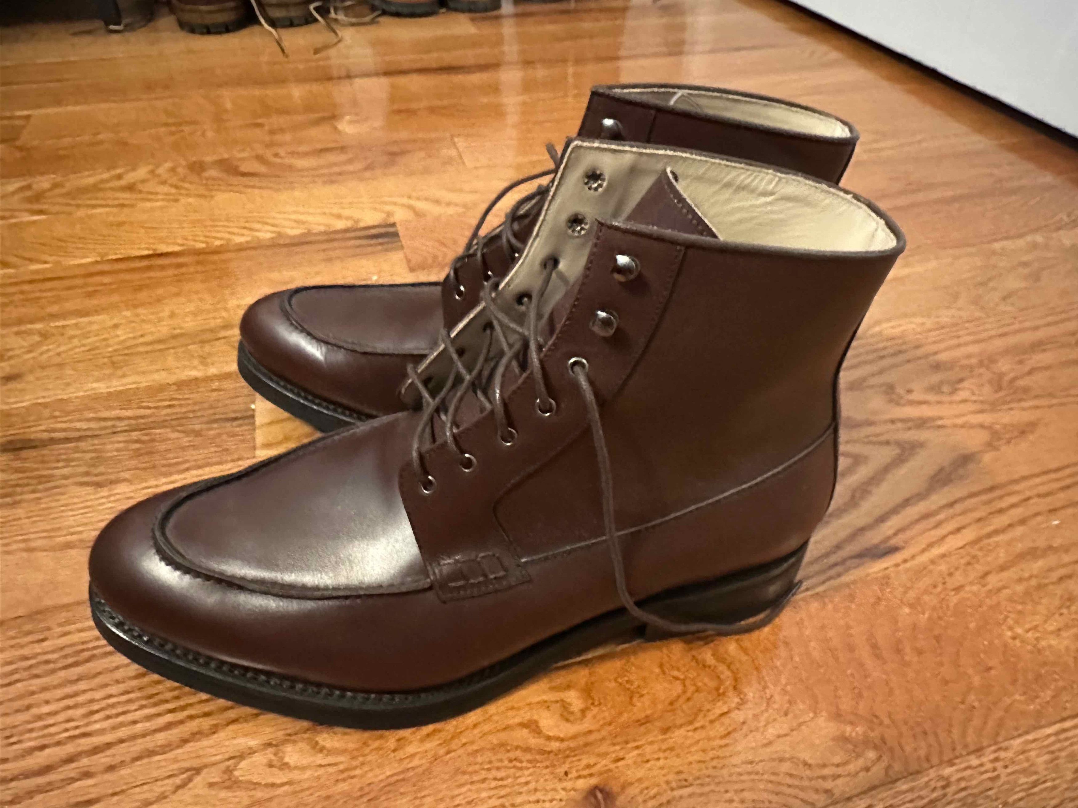 Other Idrese Magellan Moc Toe Leather Boots Size US 11 / EU 44 - 5 Thumbnail