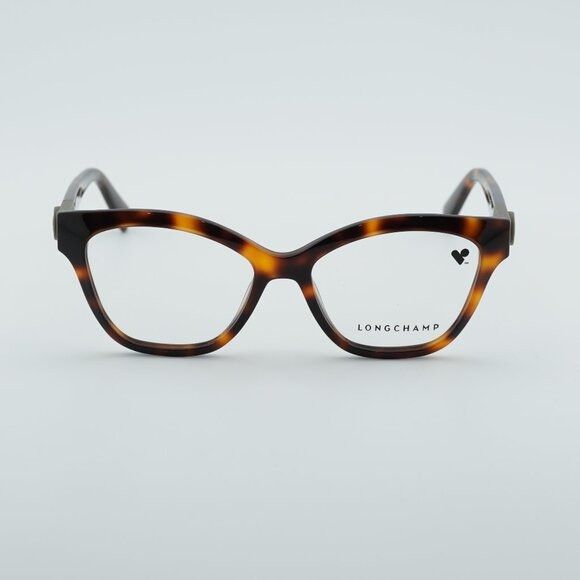 Longchamp Longchamp LO2755 230 Eyeglasses Havana 53mm Cat Eye Frame Size ONE SIZE - 2 Thumbnail