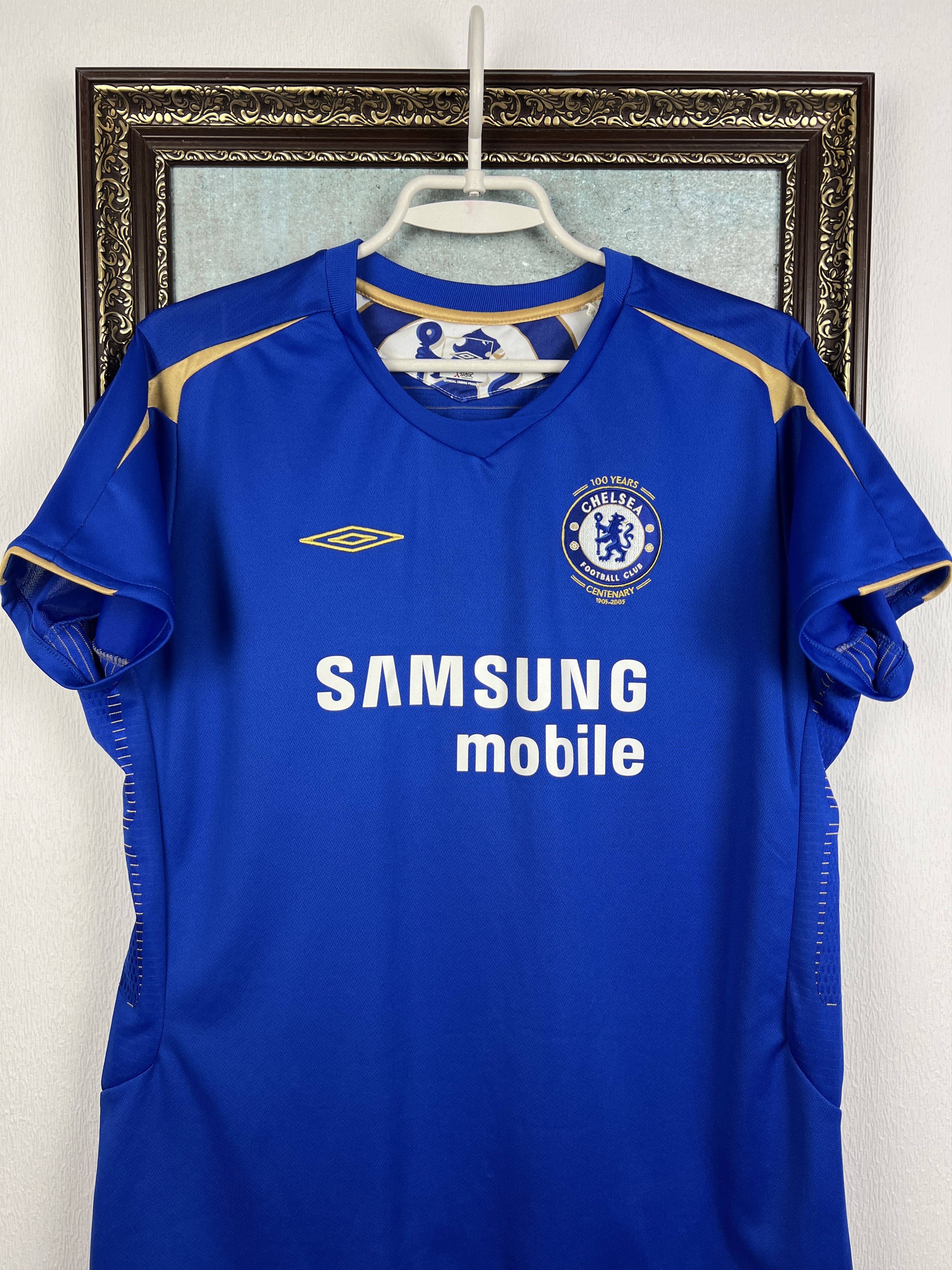 Umbro Chelsea Home football shirt 2005 Soccer Umbro Jersey Trikot Size M / US 6-8 / IT 42-44 - 2 Thumbnail