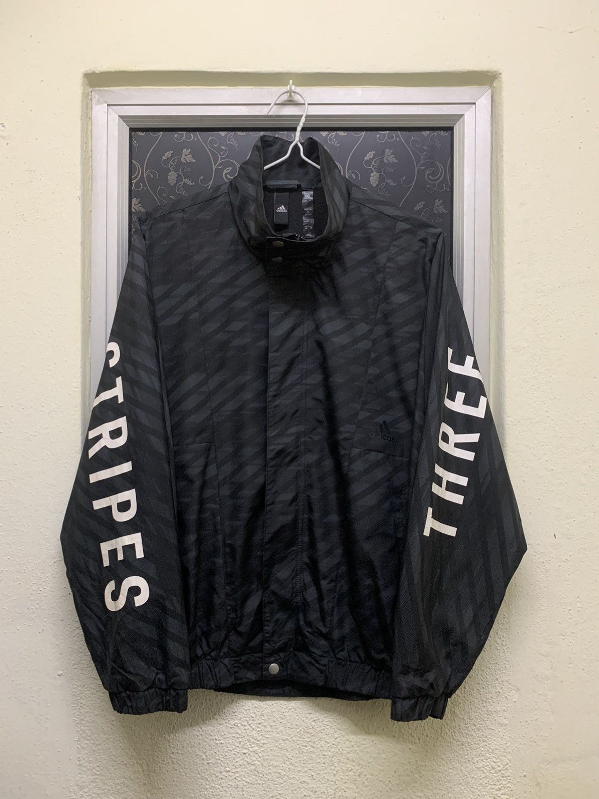 Adidas Vintage 90's Adidas Spellout Jacket Size US L / EU 52-54 / 3 - 1 Thumbnail
