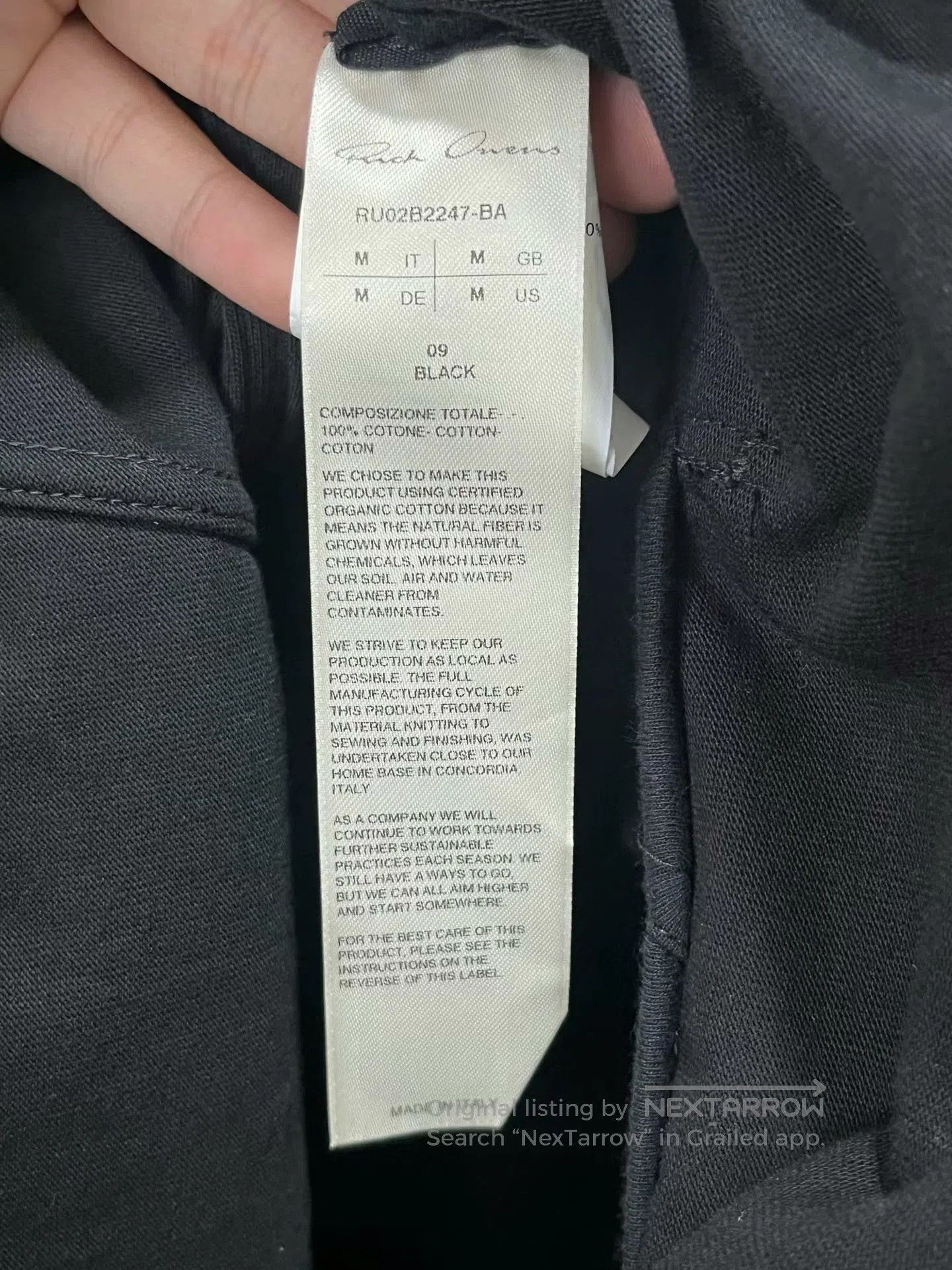 Rick Owens oversized black zip-up hoodie by Rick Owens. Size US M / EU 48-50 / 2 - 7 Thumbnail
