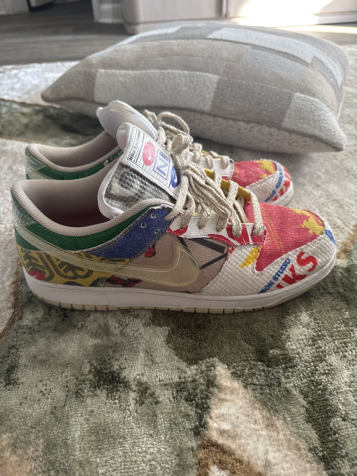 Nike Nike Dunk Low ‘City Market’ Size US 13 / EU 46 - 3 Thumbnail