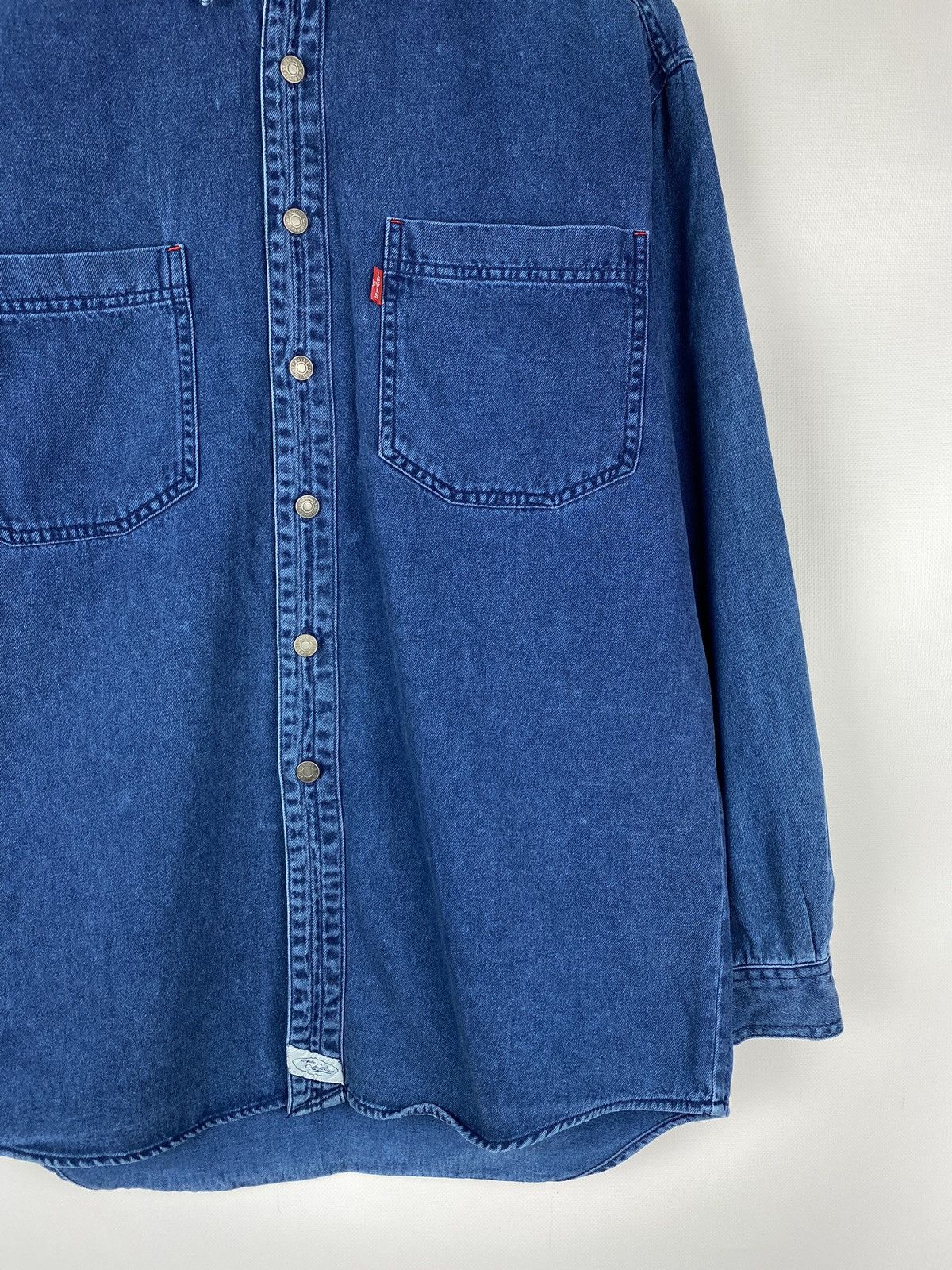 Levi's Levis Vintage Men’s Long Sleeve Denim Button Up Shirt Size US S / EU 44-46 / 1 - 6 Thumbnail