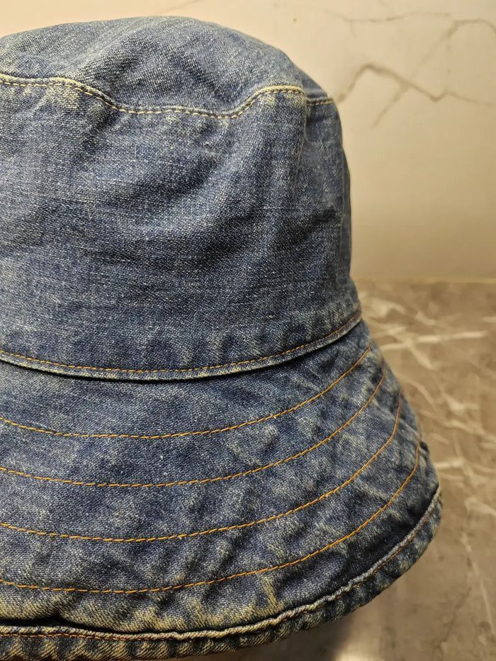 Japanese Brand Vintage Denim Hat Attack Bucket Hat Size ONE SIZE - 2 Thumbnail