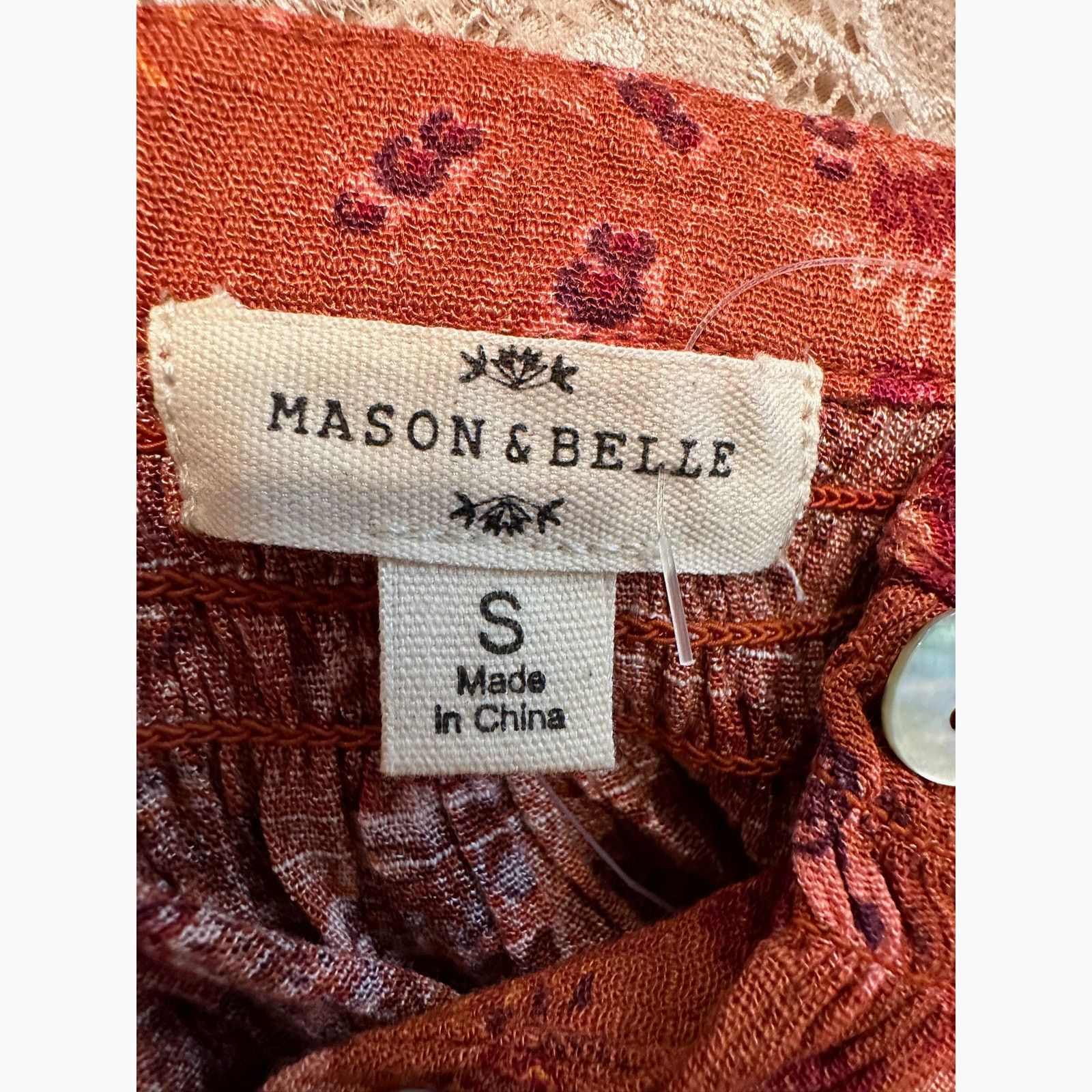 Other Mason & Belle Button & Loop Closure Tunic Rustic Floral S Size S / US 4 / IT 40 - 11 Thumbnail