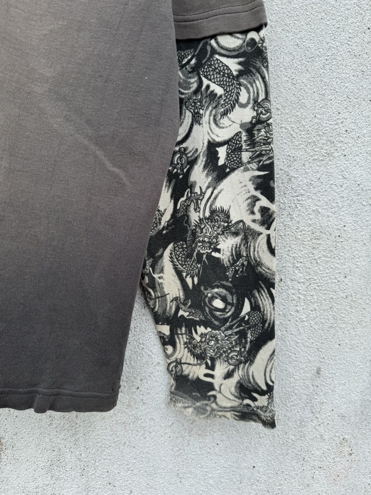 Vintage Distressed Sun Faded Japanese Tattoos LS Tees Size US L / EU 52-54 / 3 - 5 Thumbnail