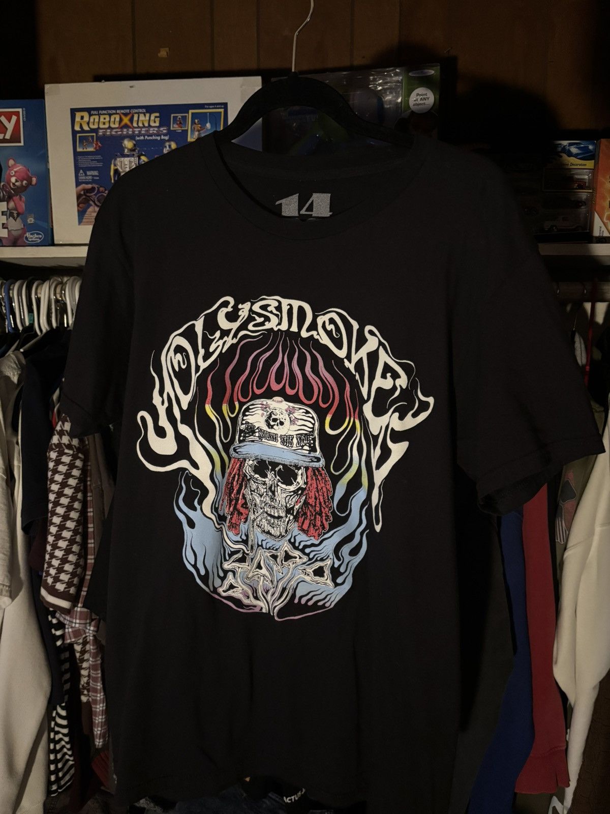 Trippie Redd Trippie Redd 1400 ‘Holy Smokes’ Black Tee Size US L / EU 52-54 / 3 - 2 Thumbnail