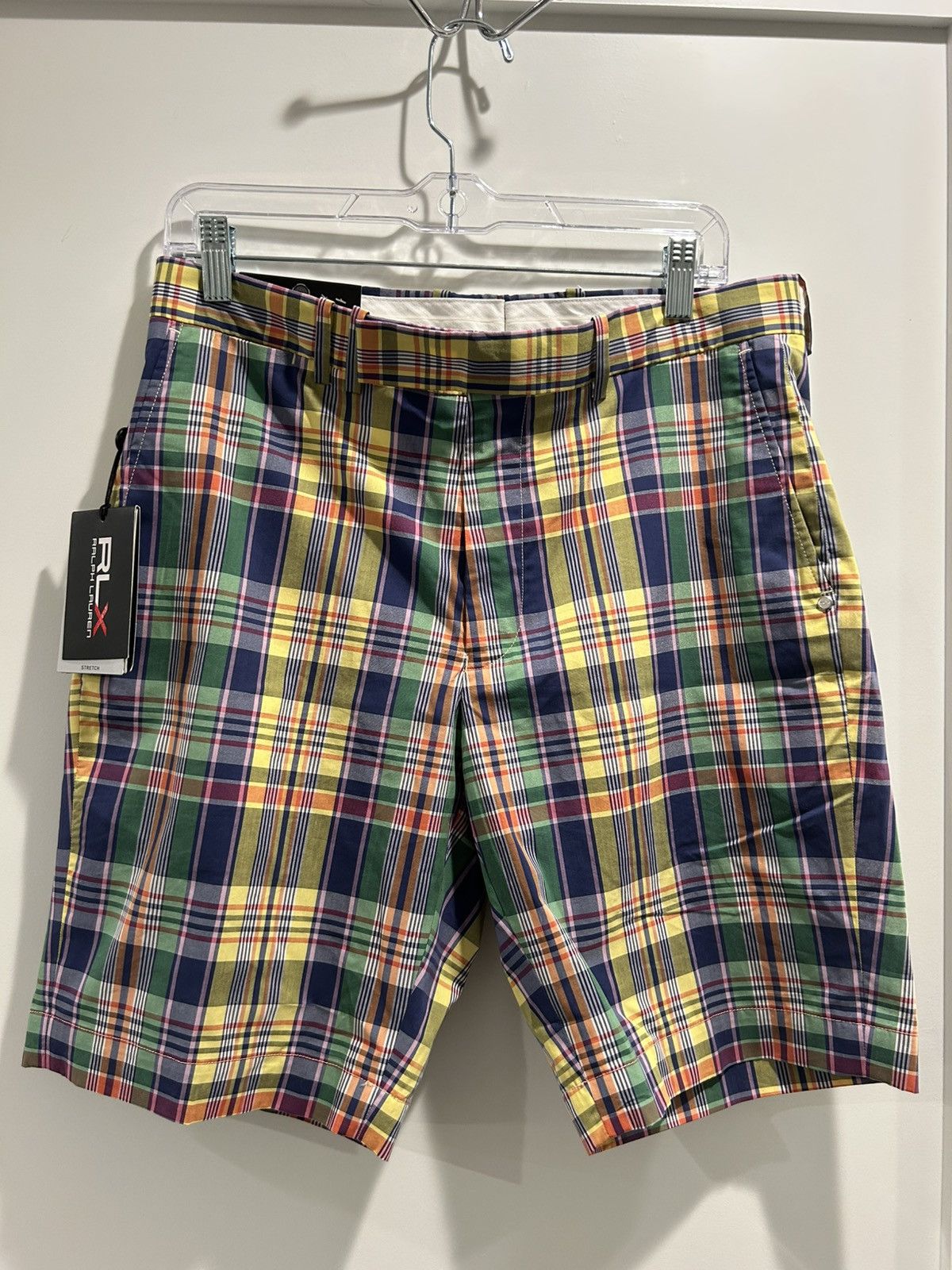 RLX Ralph Lauren RLX Ralph Lauren Multicolor Madras Plaid Golf Shorts Size 30 Size US 30 / EU 46 - 1 Thumbnail
