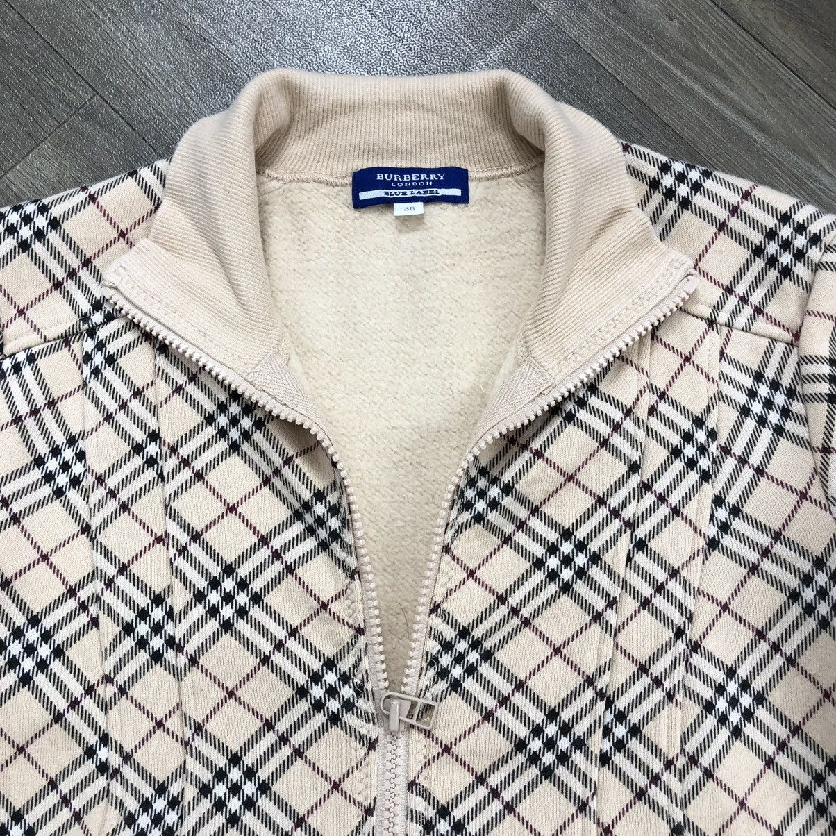 Burberry × Designer Vintage Burberry Nova Check Blue Label Full Zip Track Jacket Size US M / EU 48-50 / 2 - 6 Thumbnail