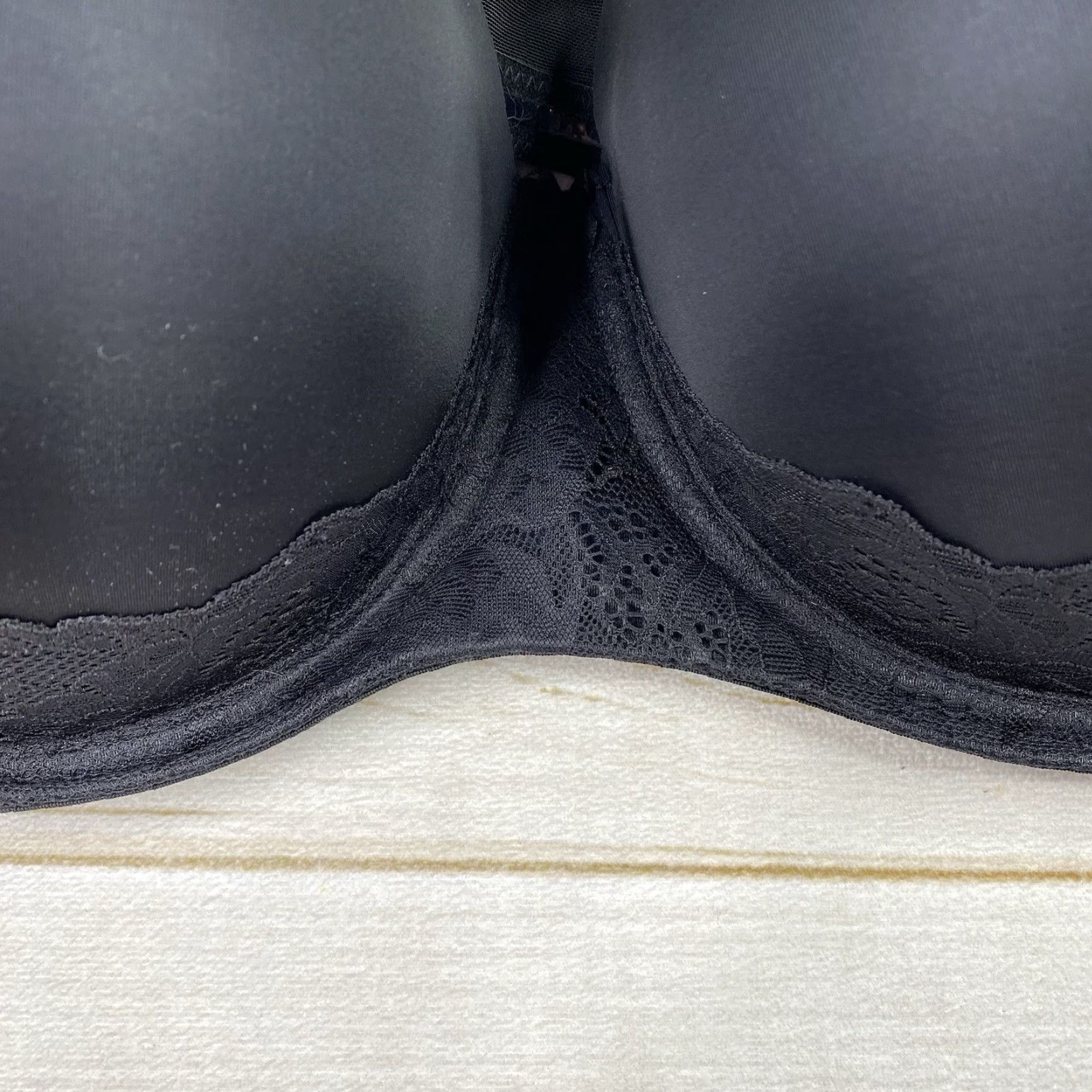 Torrid Torrid Underwire Bra 46DDD Black Lace Floral Push Up Padded Strappy Women Adult Size ONE SIZE - 2 Thumbnail