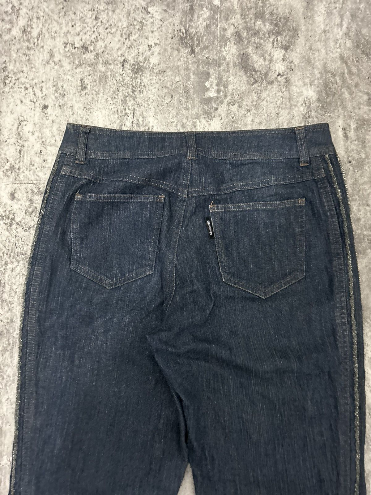 If Six Was Nine × Japanese Brand × Kansai Yamamoto kansai Bis By Kansai Yamamoto Flare Soft Jeans Size US 29 - 7 Thumbnail