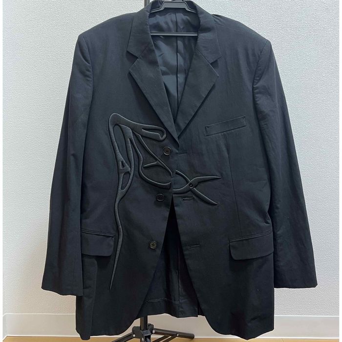 Yohji Yamamoto Pour Homme 09ss vintage black jacket | Grailed