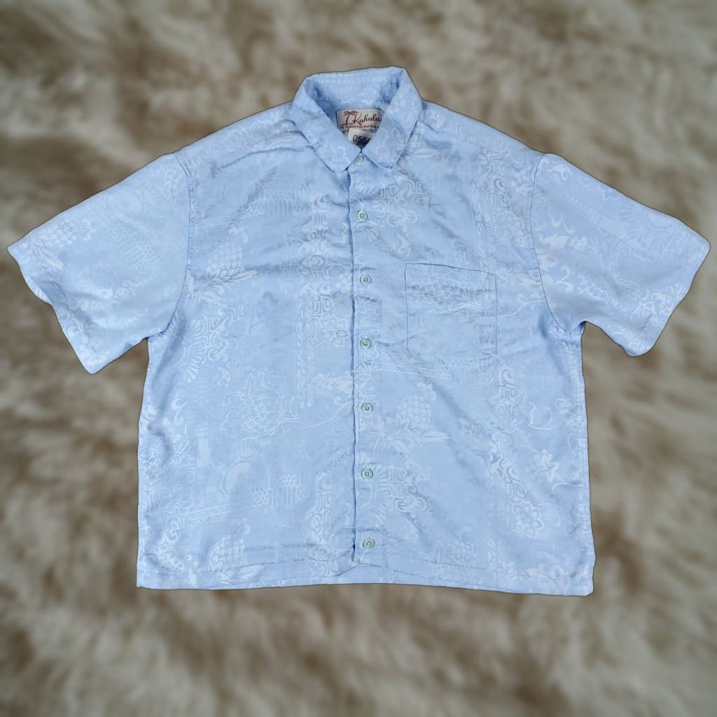Vintage Kahala Polo Shirt Mens Small Blue Floral Short Sleeve Casual - Runs Short Size US S / EU 44-46 / 1 - 1 Thumbnail