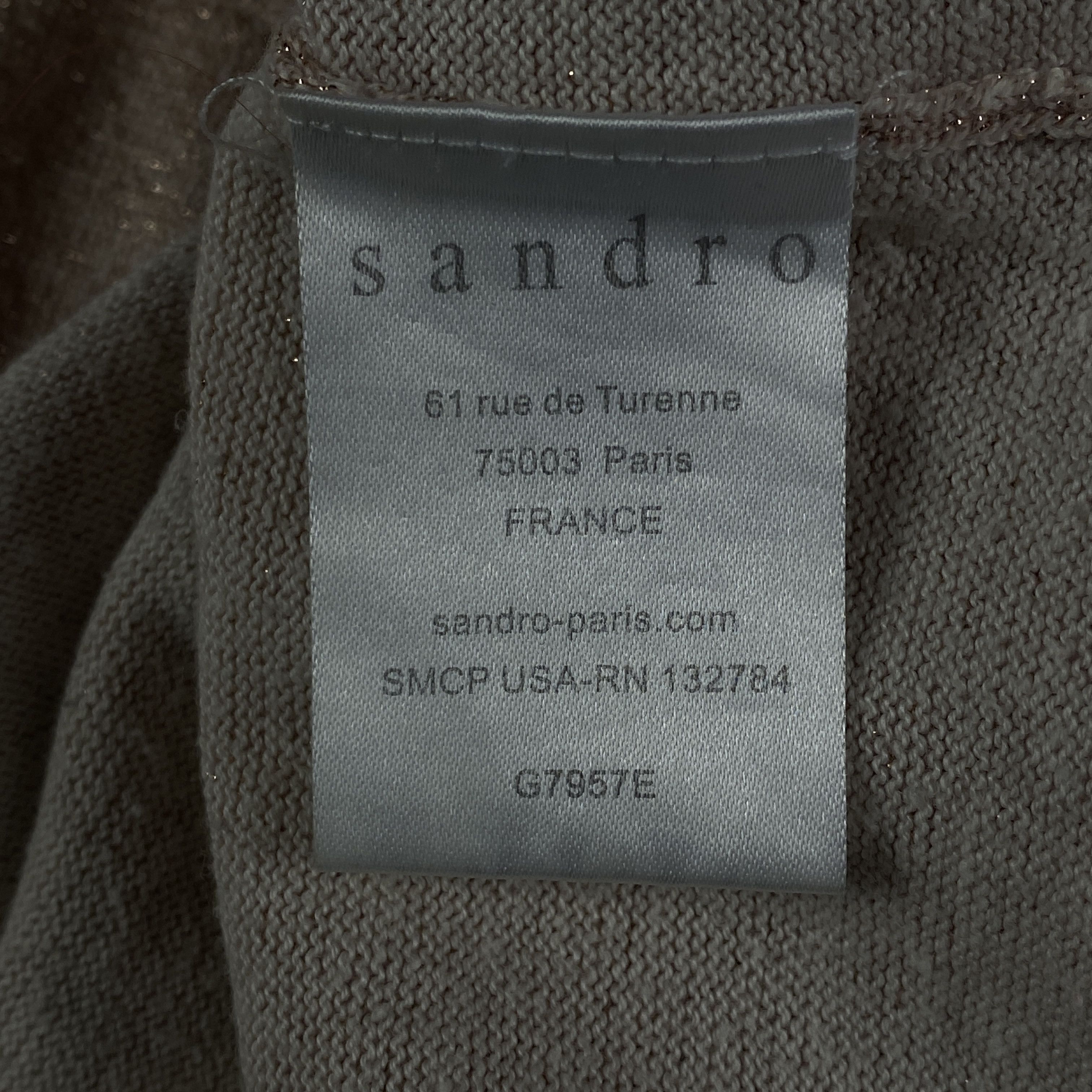 Sandro Women’s Jumper Sweater Long Sleeve Sandro Paris Size 1 Size S / US 4 / IT 40 - 6 Thumbnail