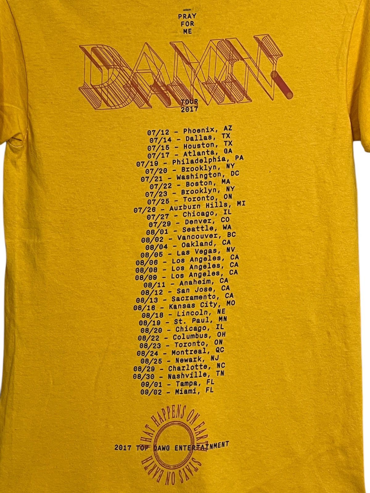 Band Tees KENDRICK LAMAR DAMN COACHELLA MERCH 2017 RAP T SHIRT Size US S / EU 44-46 / 1 - 4 Thumbnail