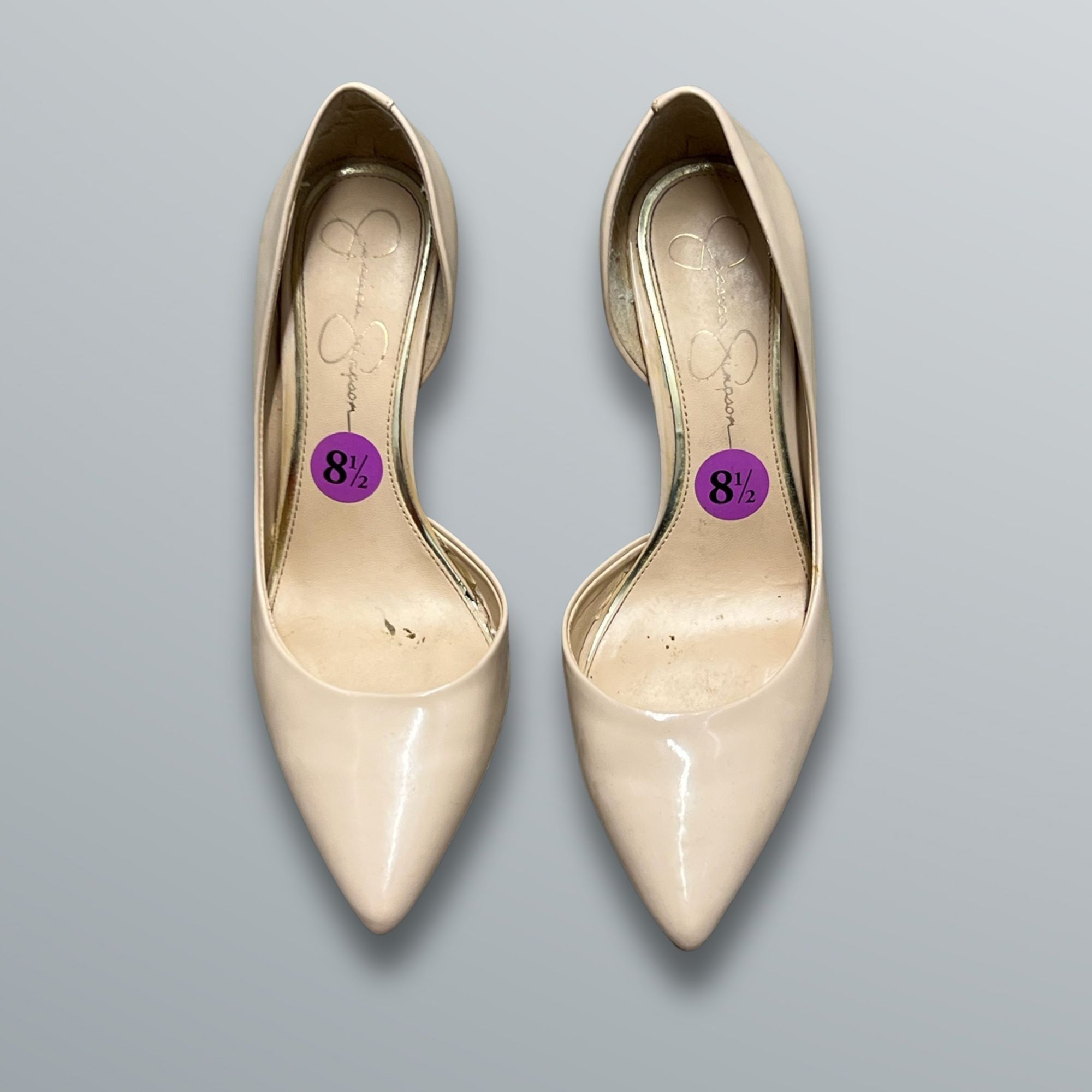 Jessica Simpson Jessica Simpson Nude Paryn DOrsay Pointy Toe Stiletto High H Size US 8.5 / IT 38.5 - 2 Thumbnail