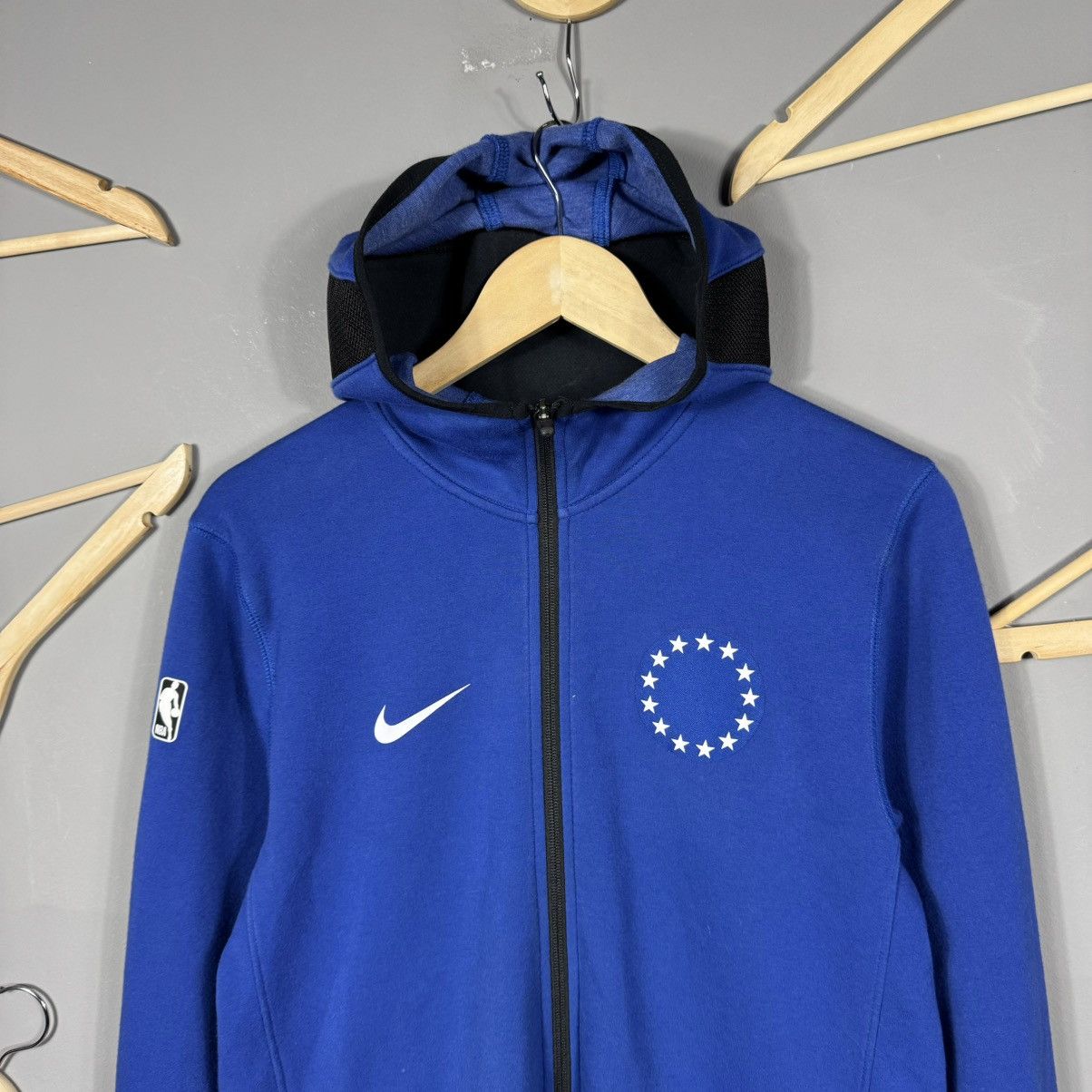 NBA × Nike Nike Dri Fit Philadelphia 76ers Showtime NBA Zip up Jacket Size XL / US 12-14 / IT 48-50 - 3 Thumbnail