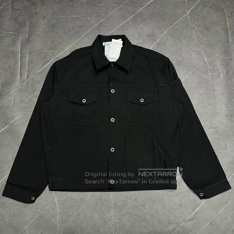 Acne Studios SS24 single-breasted denim jacket