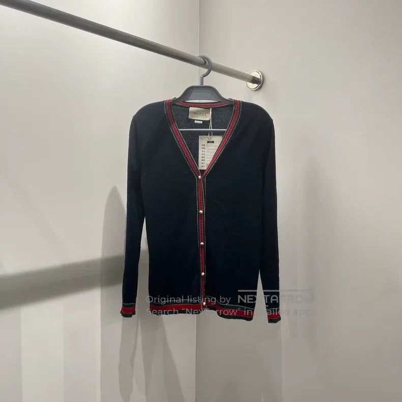 Gucci Gucci Wool knitted cardigan coat Size M / US 6-8 / IT 42-44 - 1 Thumbnail