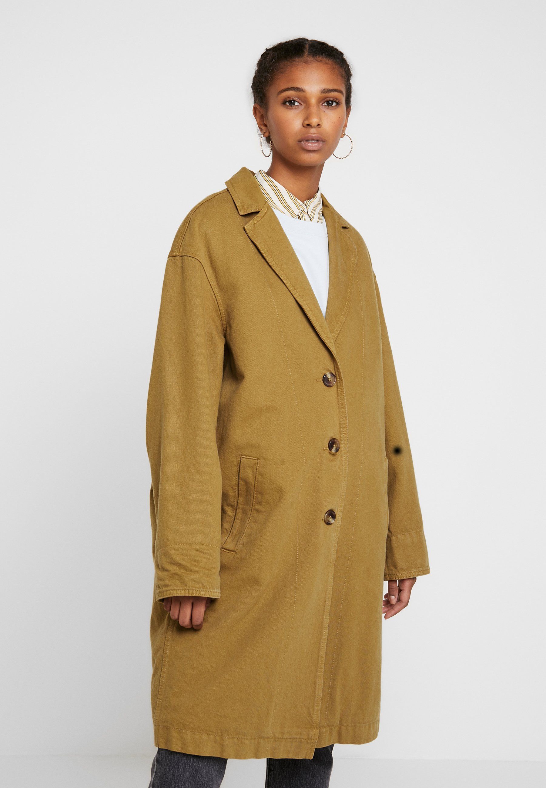 Levi's Levi's Luna Coat Medium Tan Brown Cotton Polyester Canvas Size US M / EU 48-50 / 2 - 14 Thumbnail