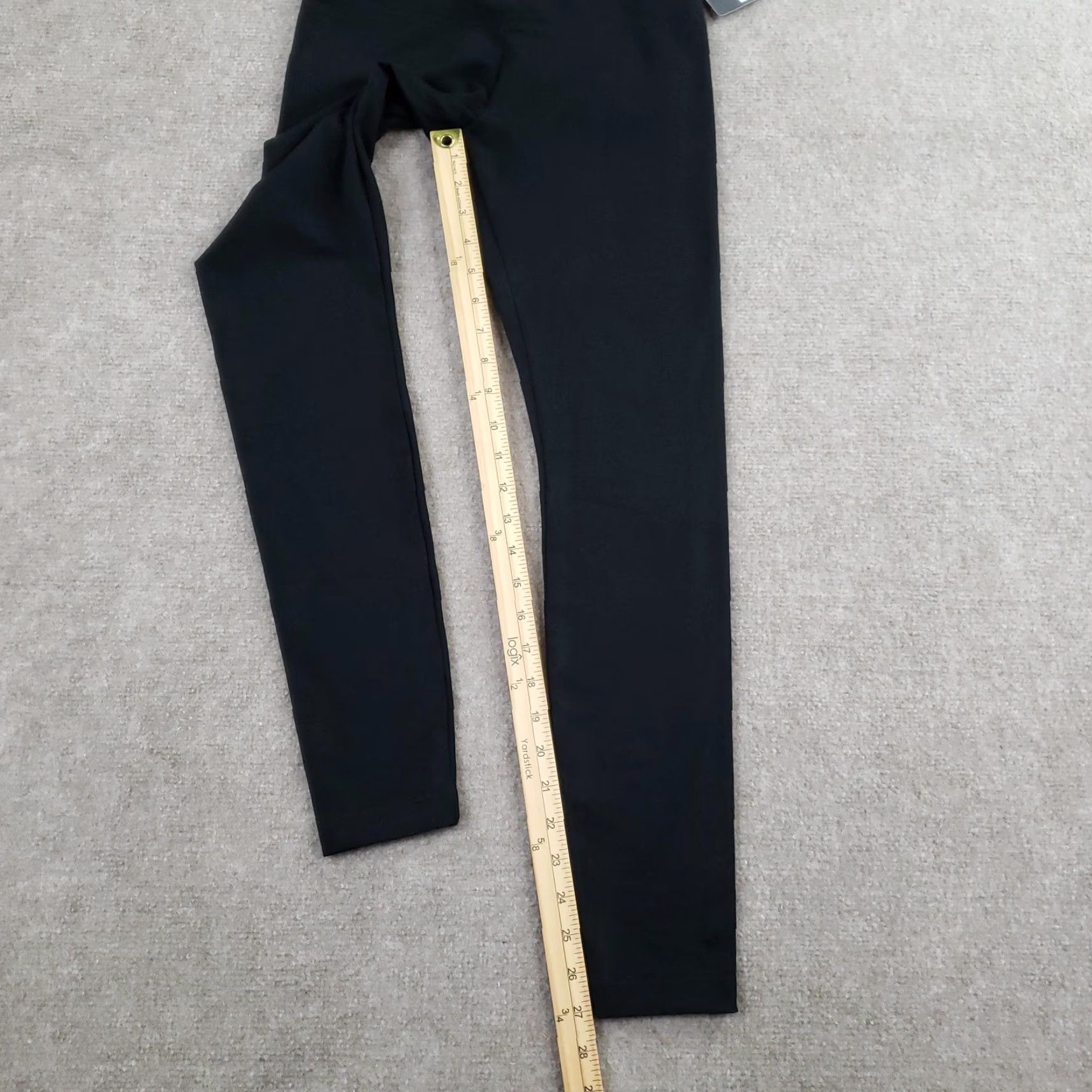 Vintage Lysse Leggings Womens XS Black High Rise 360 Smoothing Waistband Size 26" / US 2 / IT 38 - 2 Thumbnail