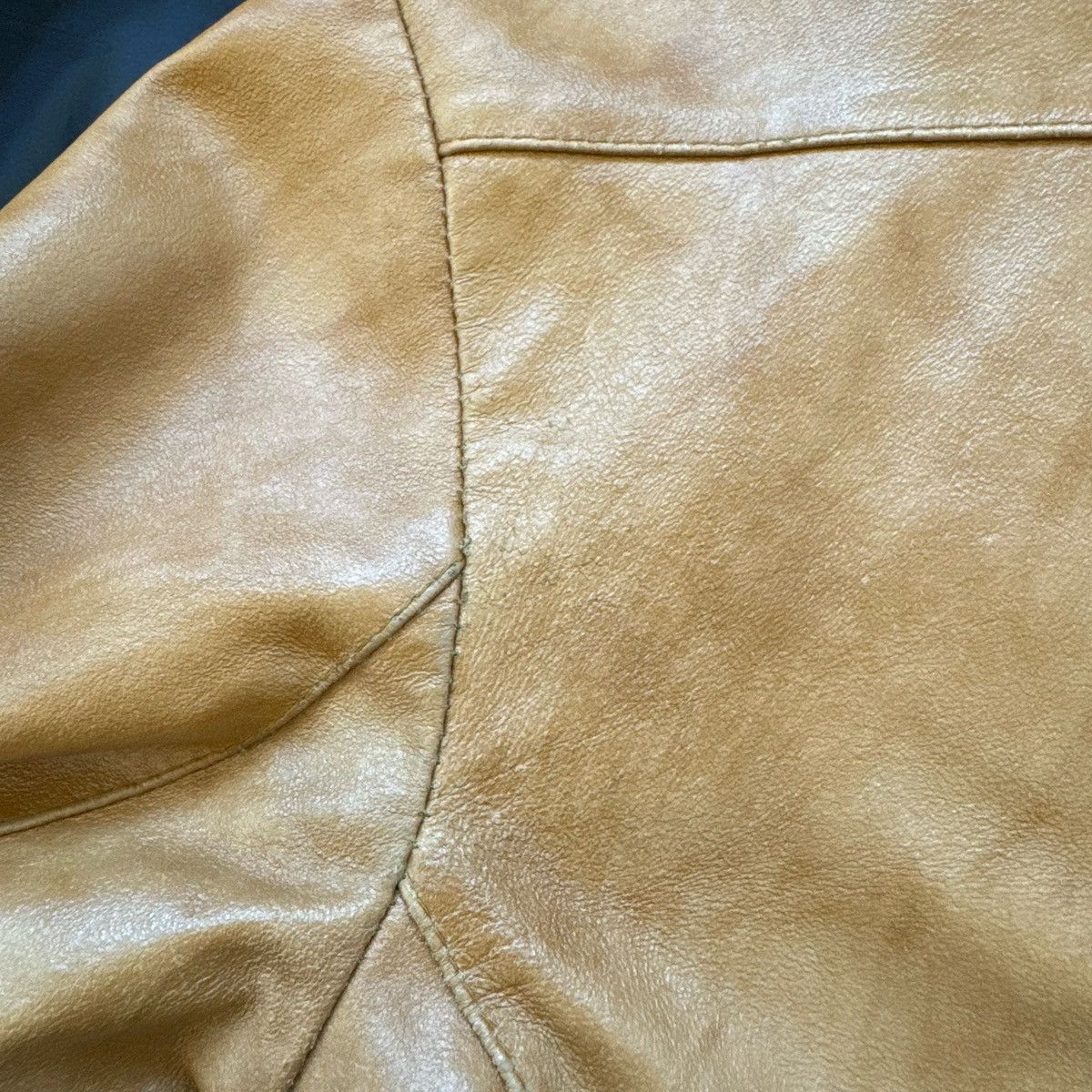 Vintage Amazing leather avant-garde distressed jacket Size M / US 6-8 / IT 42-44 - 9 Thumbnail