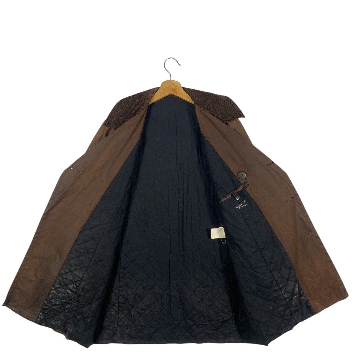 agnes b. Vintage Agnes B Homme Paris Double Breasted Wexed Jacket Size US M / EU 48-50 / 2 - 5 Thumbnail