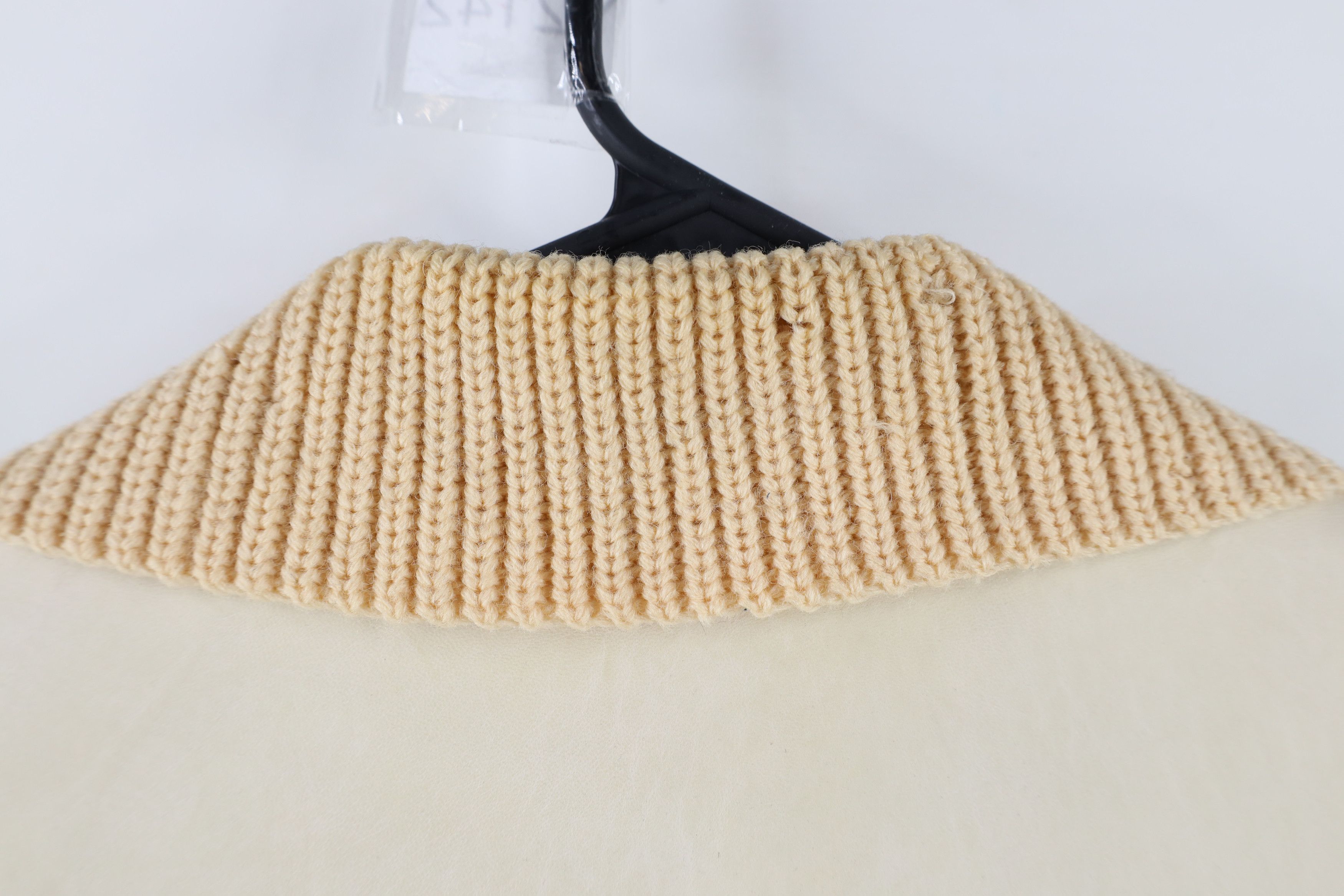 Vintage Vintage 60s Wool Knit Button Sweater Jacket Beige USA Size US L / EU 52-54 / 3 - 11 Thumbnail
