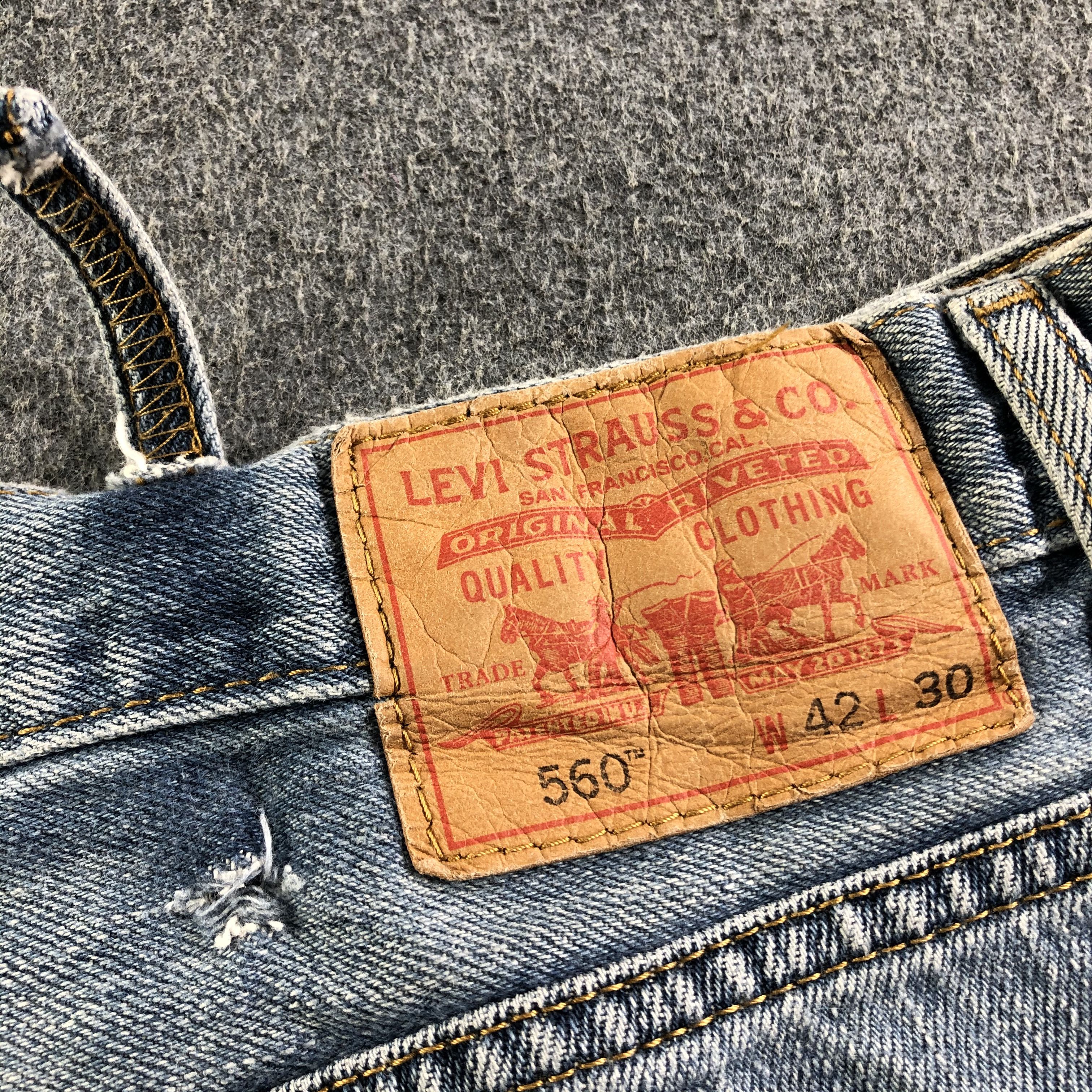Levi's Vintage Levis 560 Jeans-J3446 Size US 42 / EU 58 - 5 Thumbnail