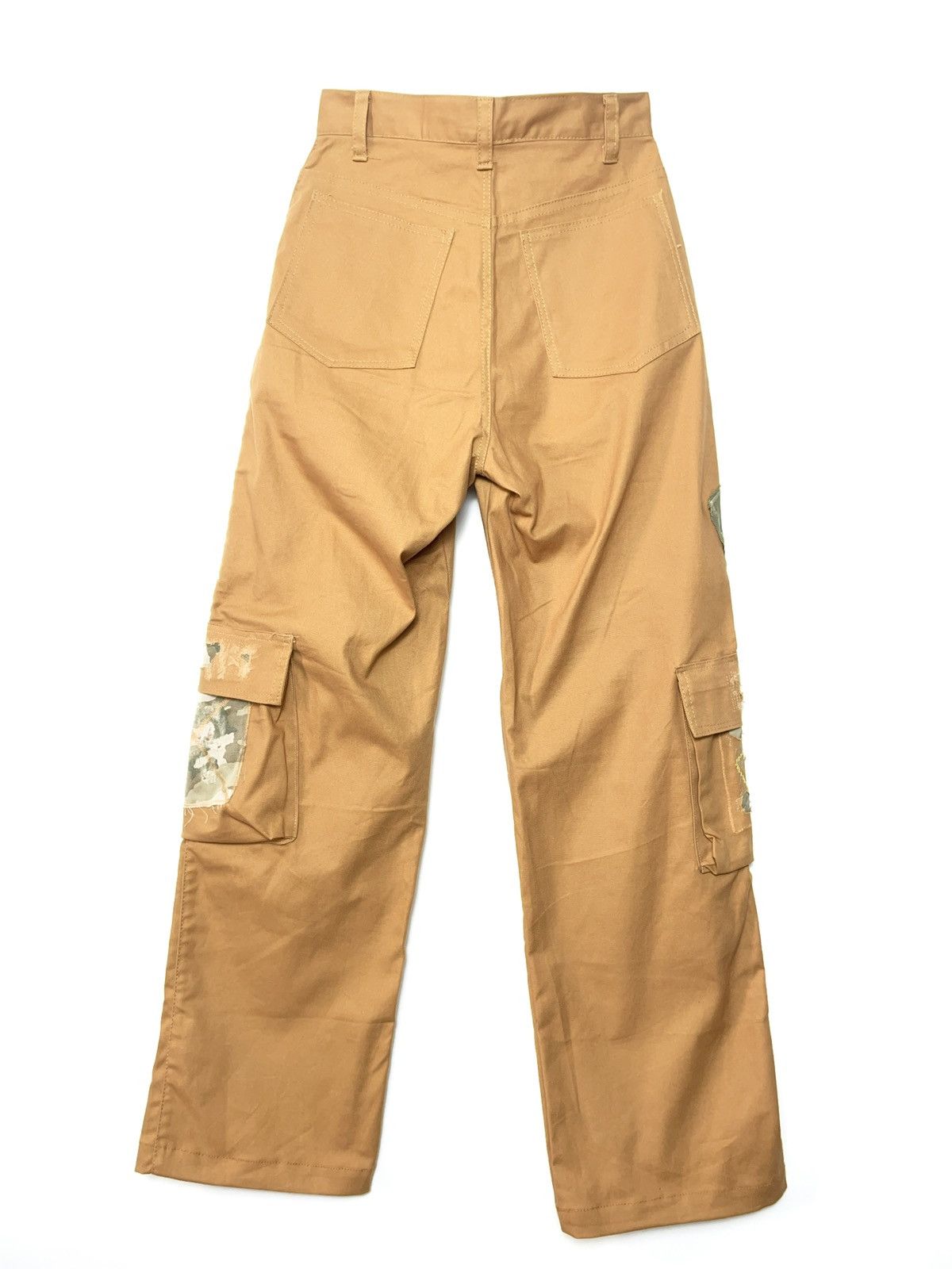 Other Upcycled cargo pants with camouflage patches Size 25" / US 0 / IT 36 - 2 Thumbnail