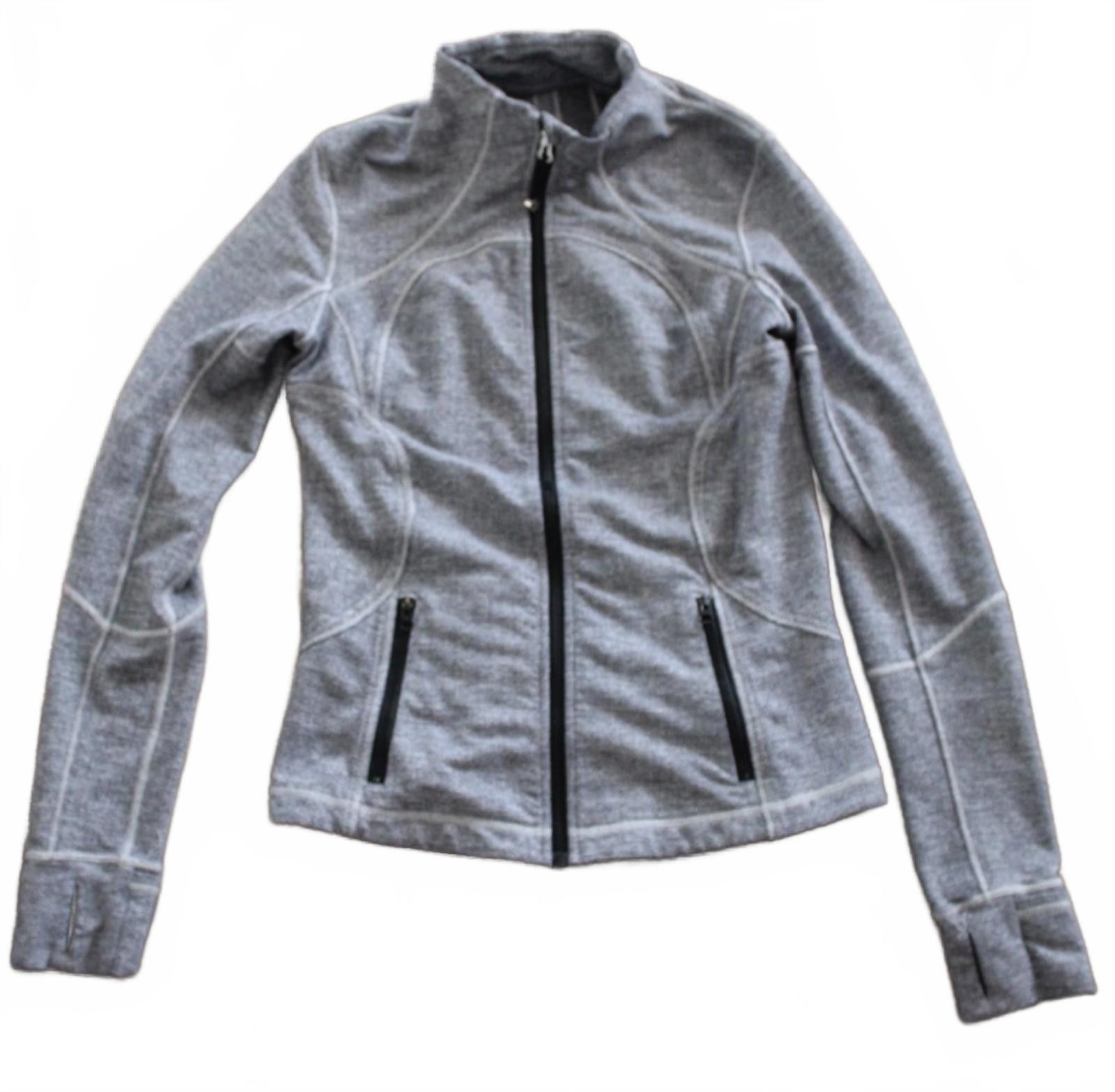 Lululemon Lululemon Gray Full-Zip Long Sleeve Define Jacket Sz 6 Nulon Size M / US 6-8 / IT 42-44 - 1 Thumbnail